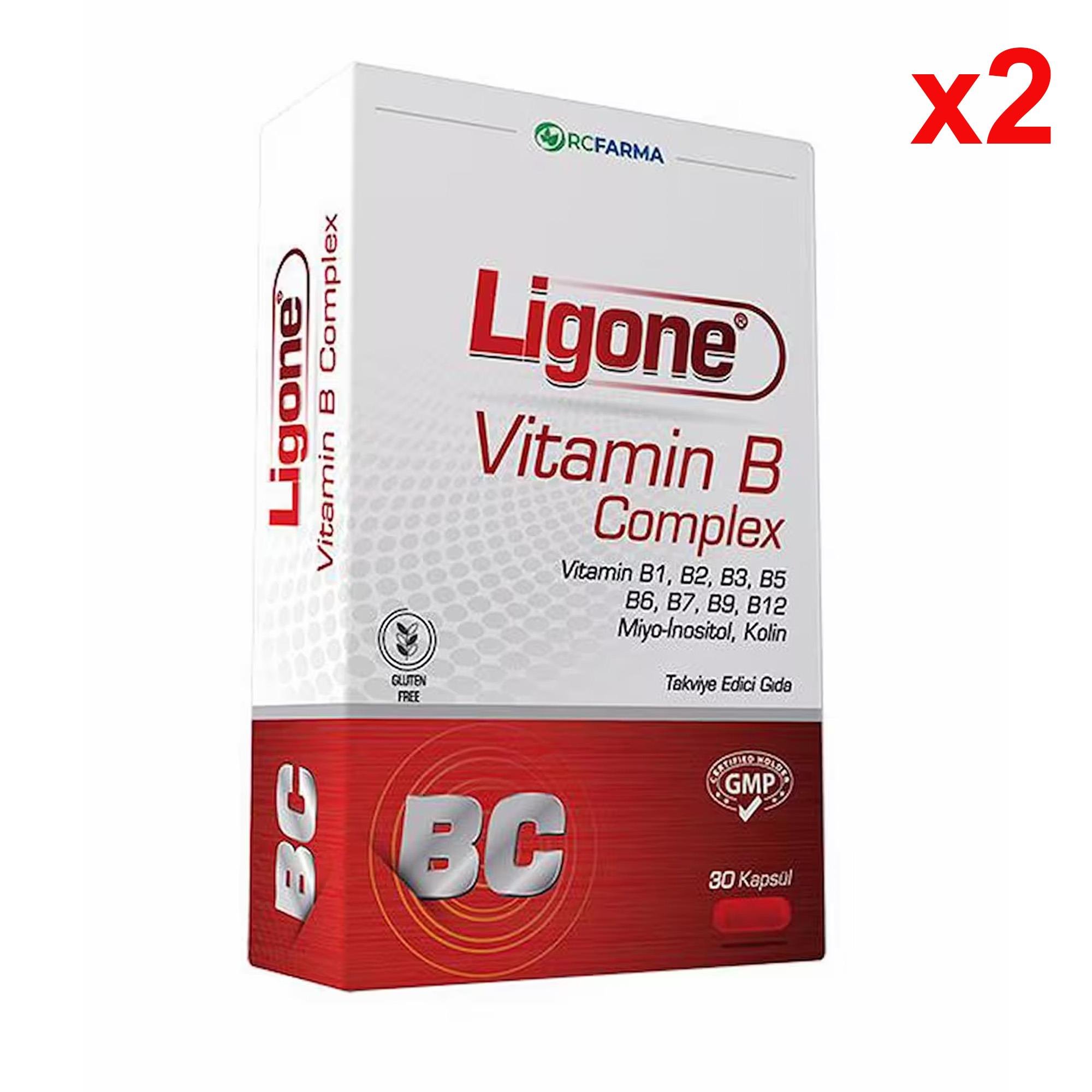 Ligone Vitamin B Complex 30 Kapsül 2 Adet