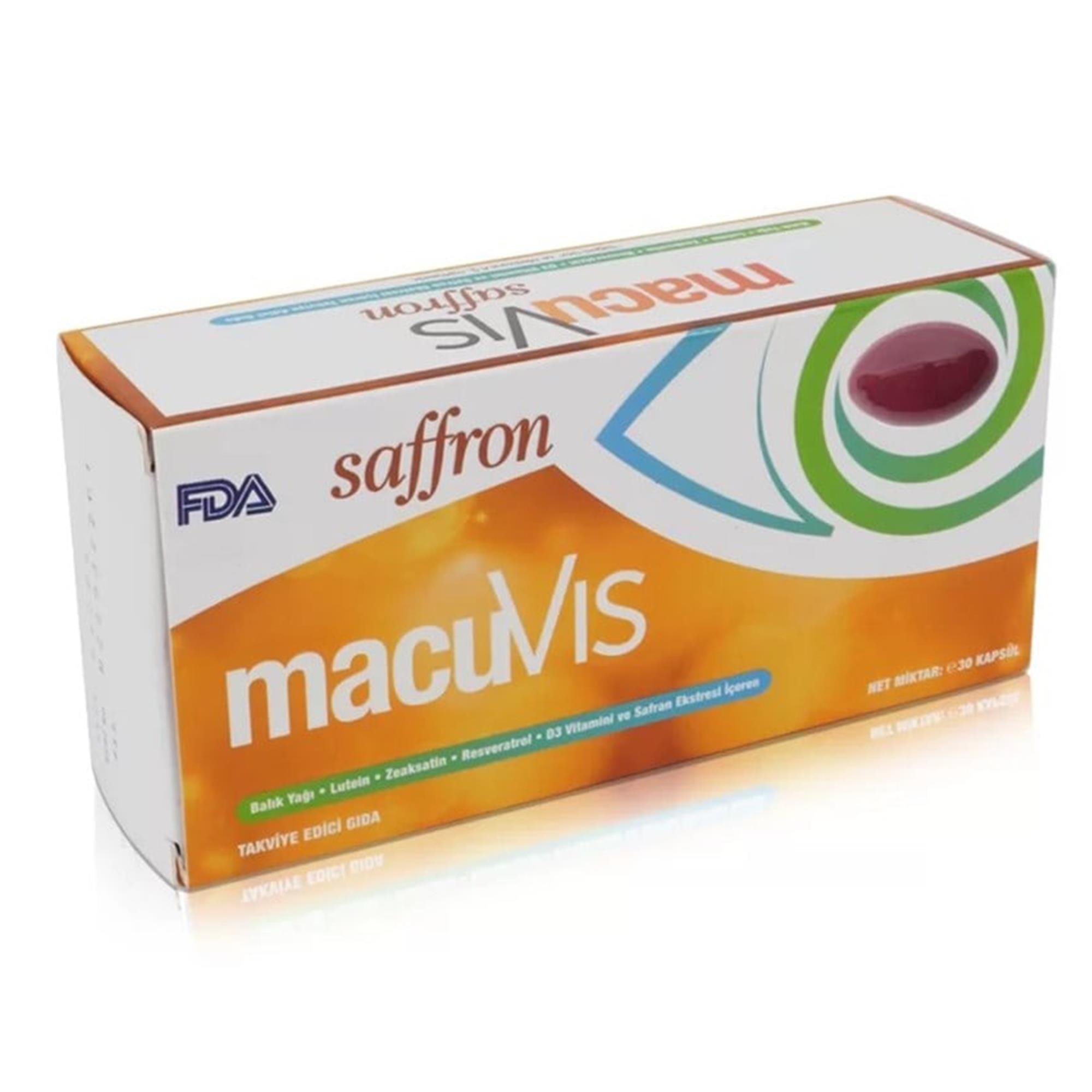MacuVis Saffron 30 Kapsül