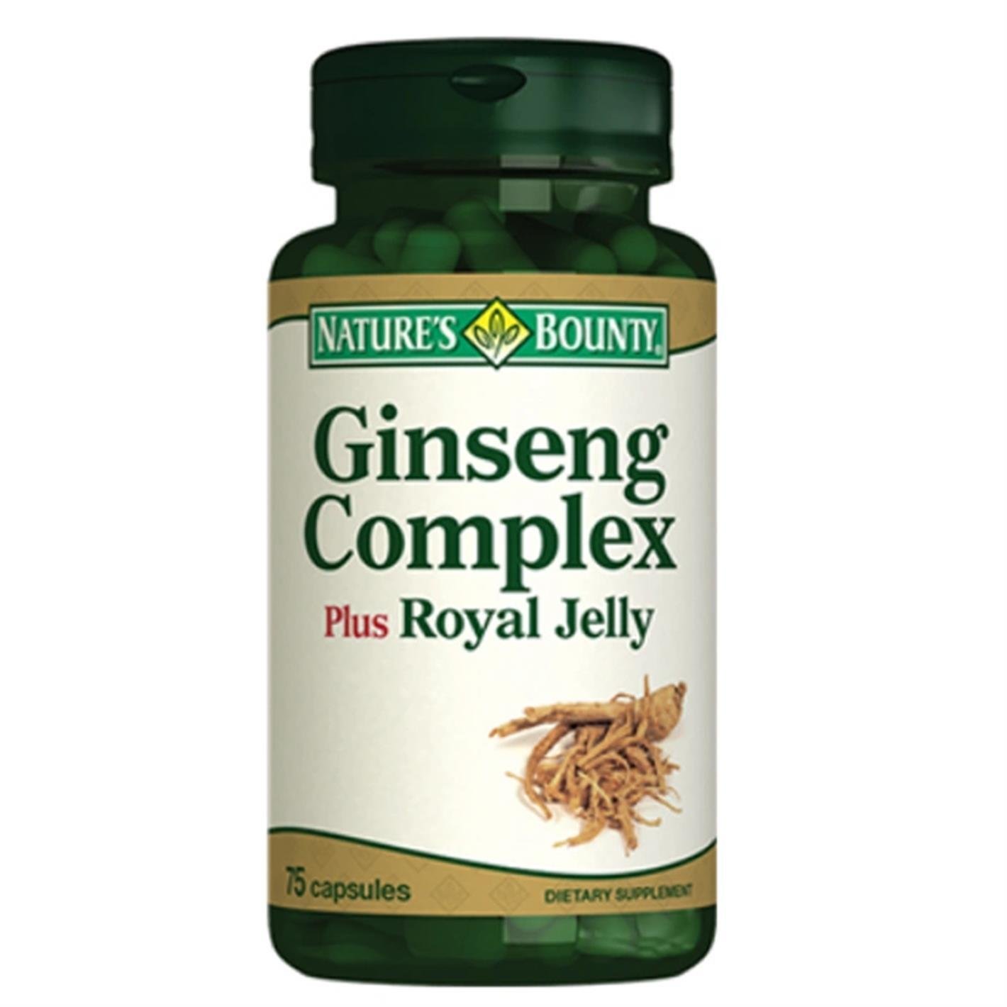 Natures Bounty Ginseng Complex Plus Royal Jelly 75 Kapsül