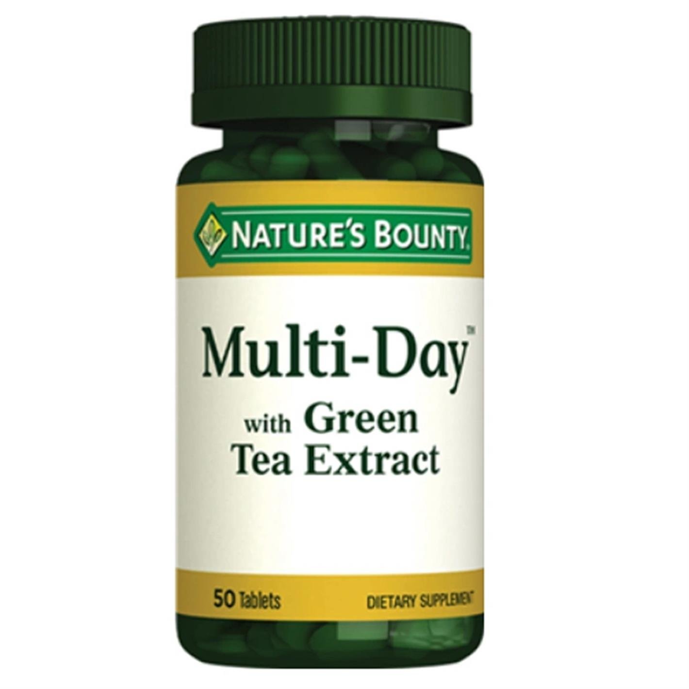 Natures Bounty Multi-Day Green Tea Extract Takviye Edici Gıda 50 Tablet
