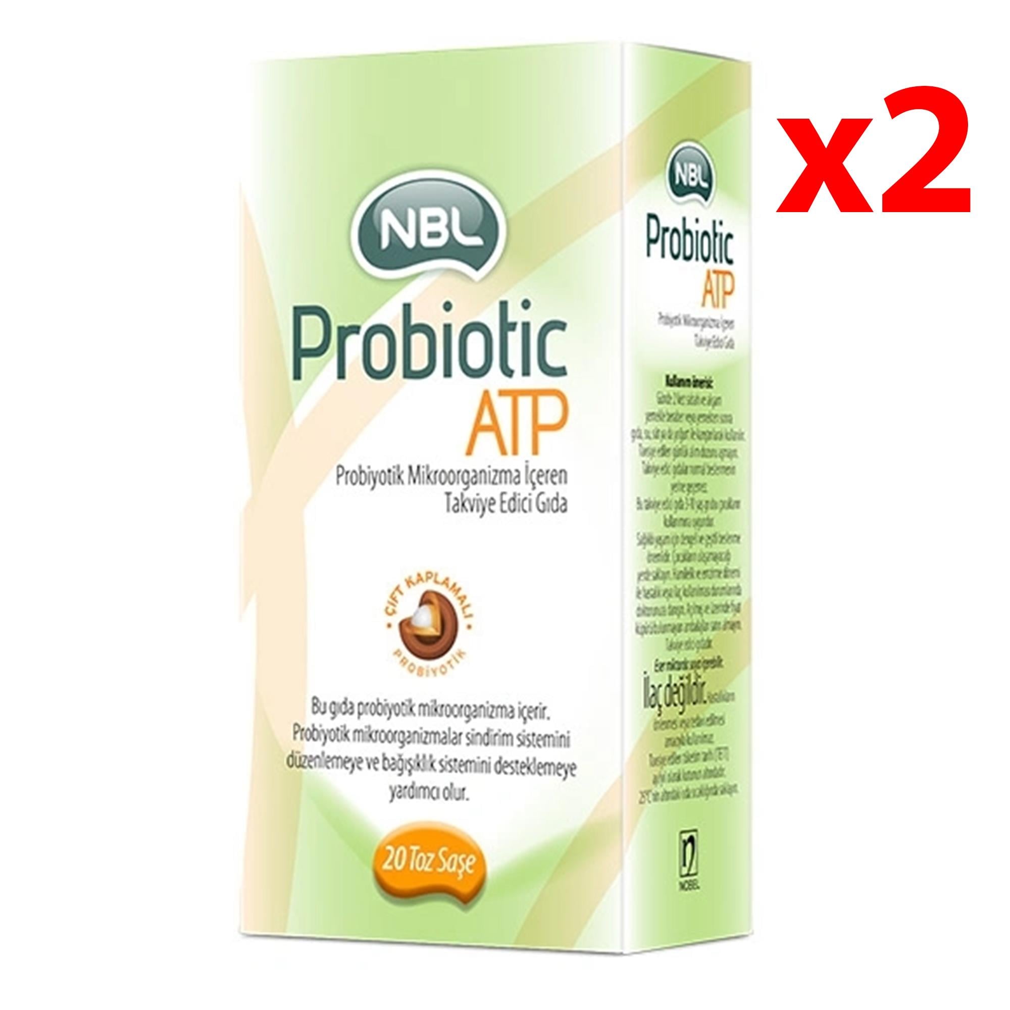 NBL Probiotic ATP Takviye Edici Gıda 20 Saşe 2 Adet