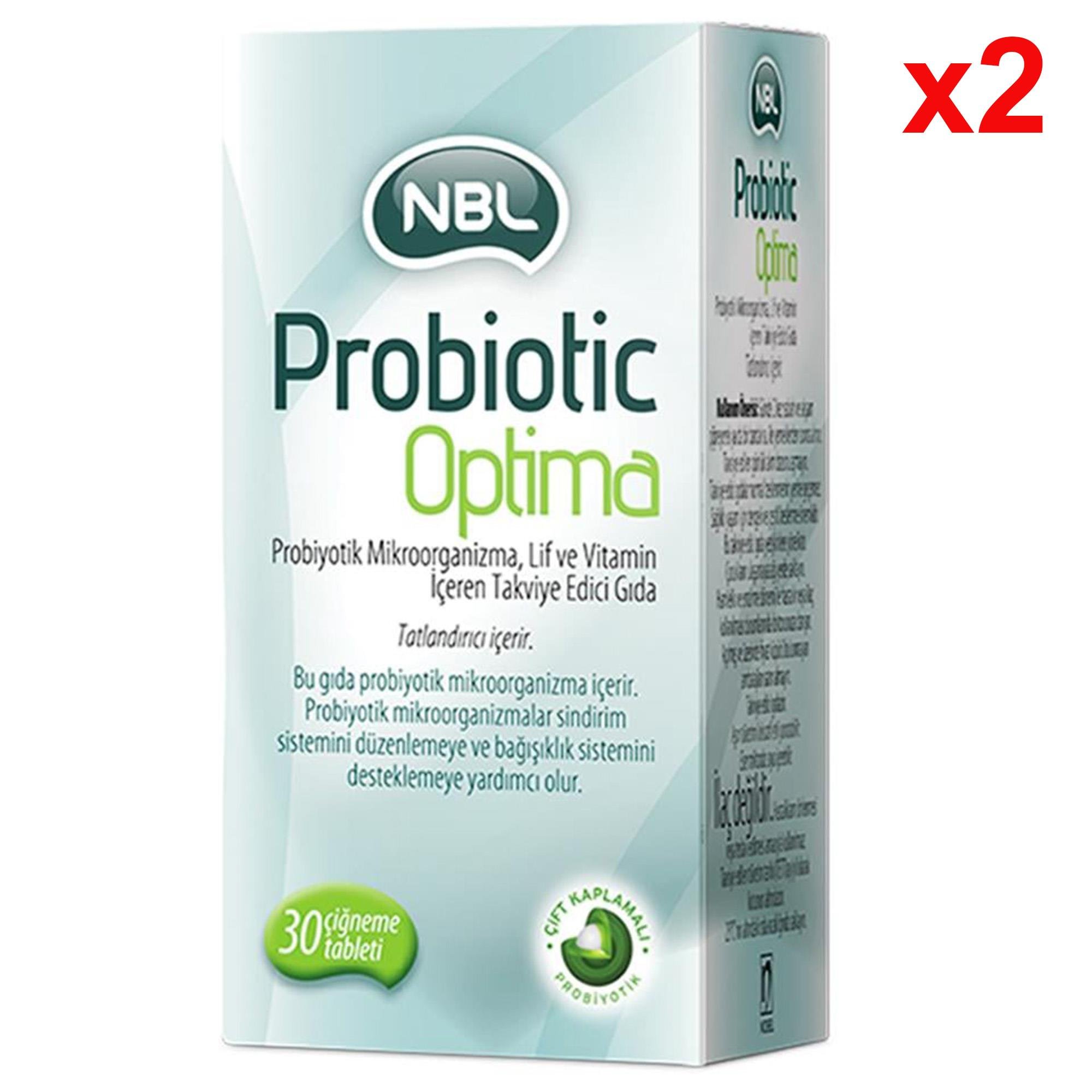 Nbl Probiotic Optima Takviye Edici Gıda 30 Tablet  Adet