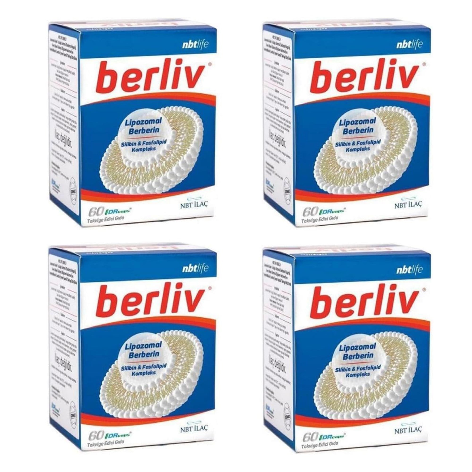 Nbt Life Berliv Lipozamal Berberin 60 Kapsül 4'lü
