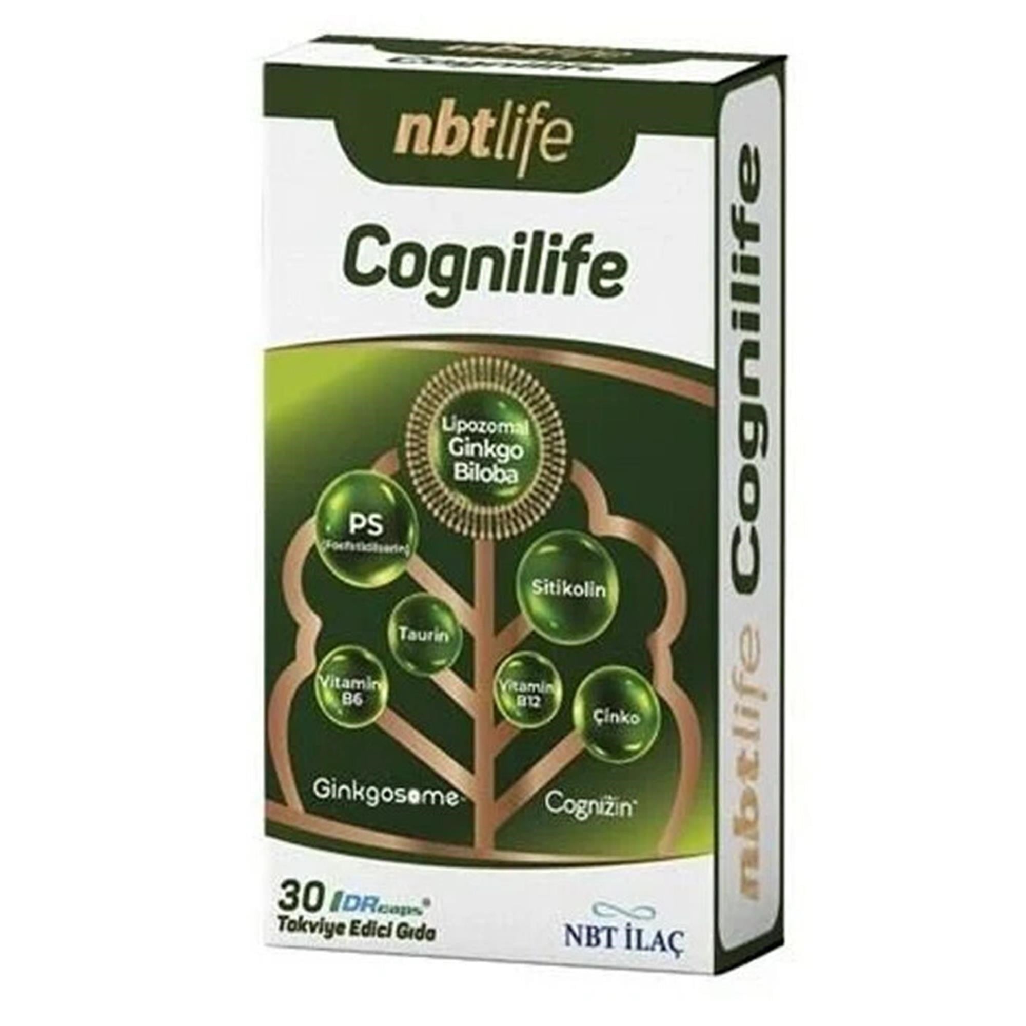 Nbt Life Cognilife Takviye Edici Gıda 30 Kapsül