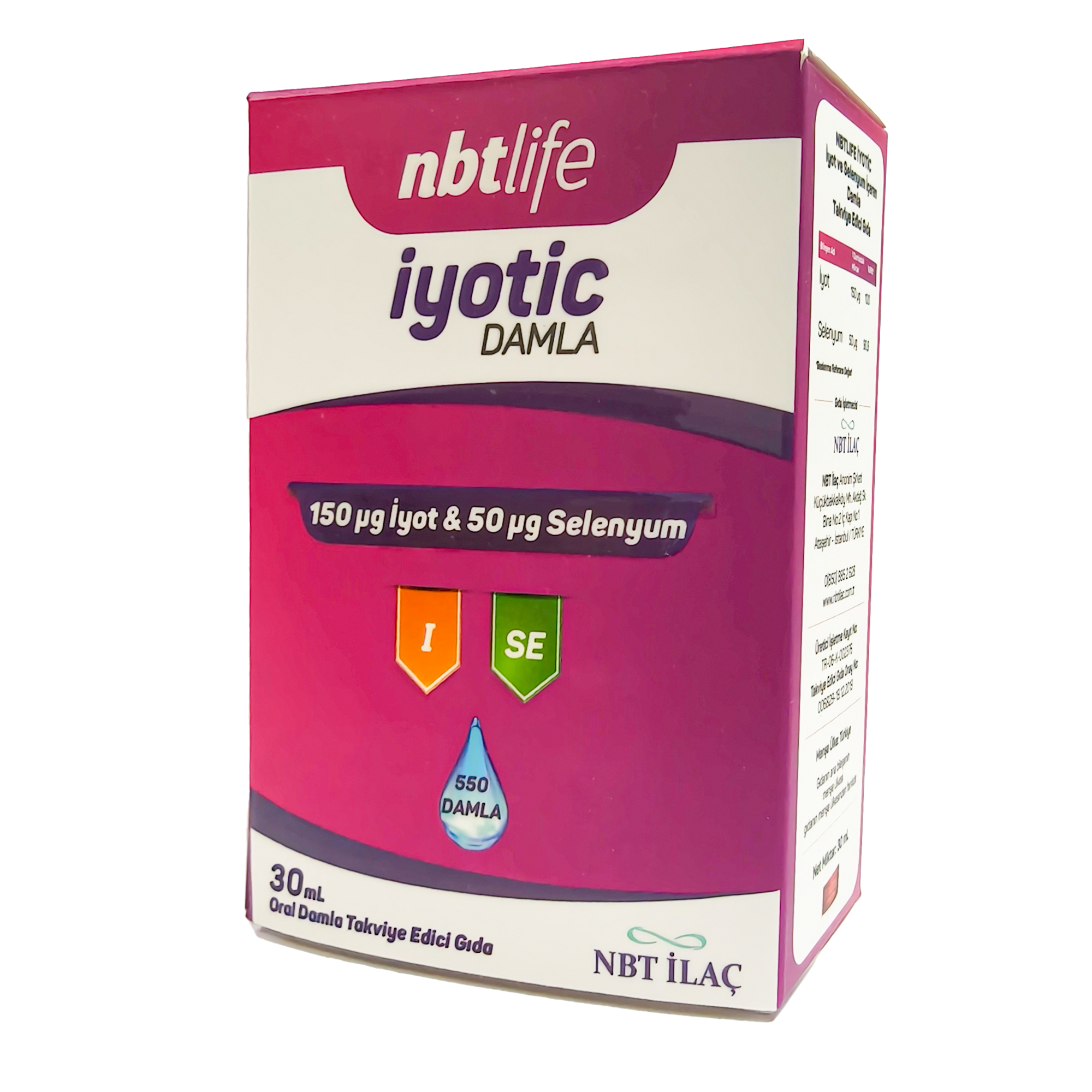 NBT Life Iyotic Damla 30 ml 3 Adet
