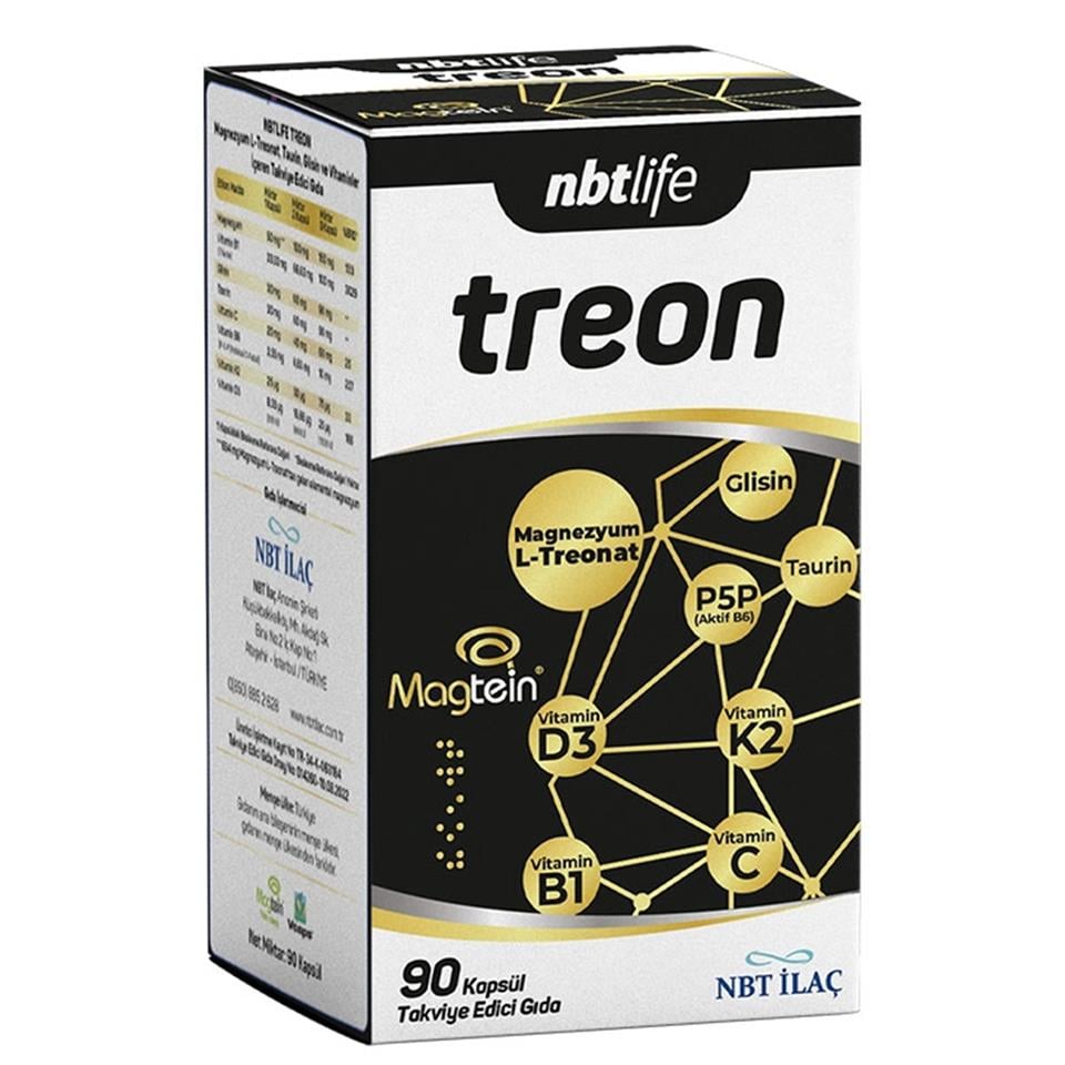 Nbt Life Treon Takviye Edici Gıda 90 Kapsül
