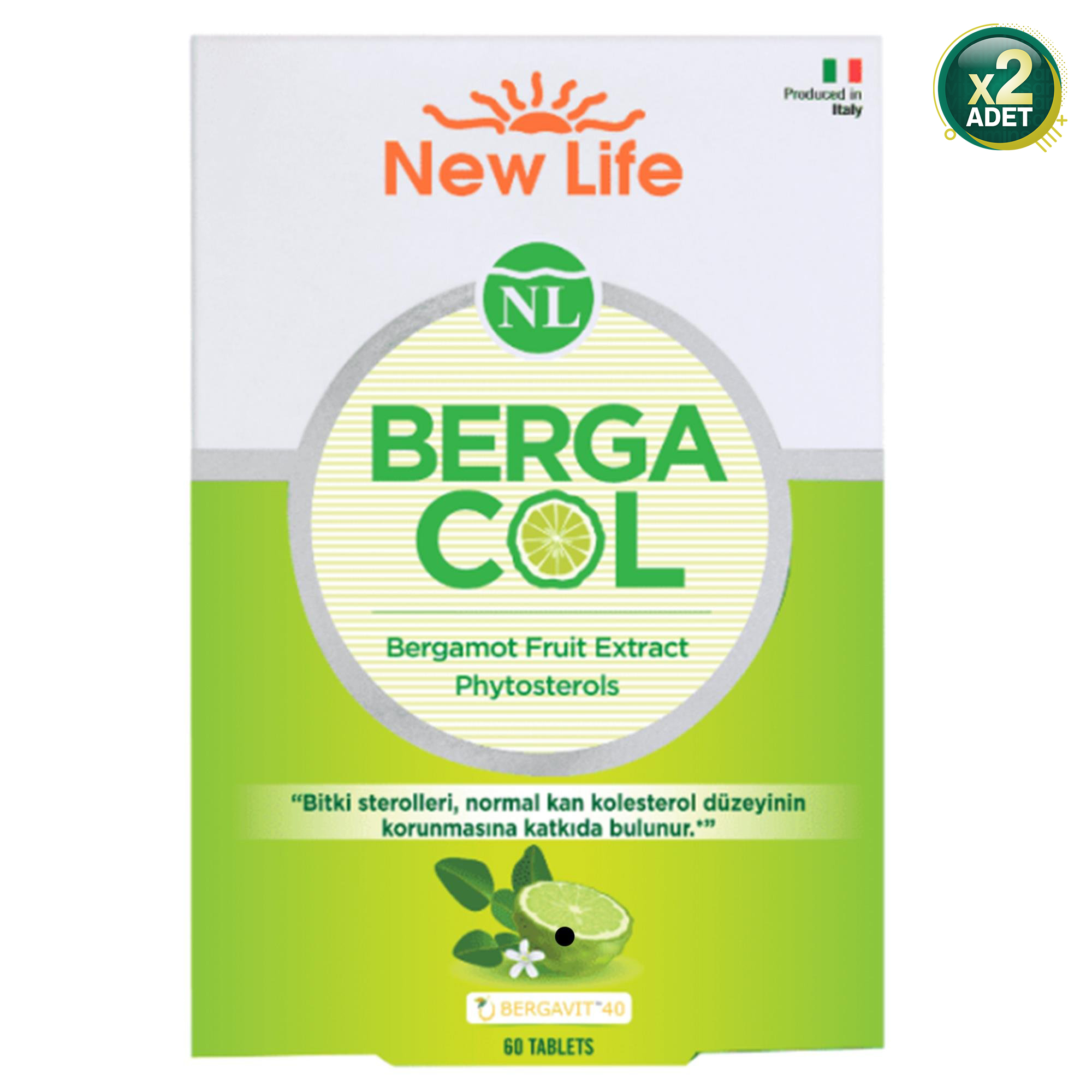 New Life Bergacol 60 Tablet 2 Adet