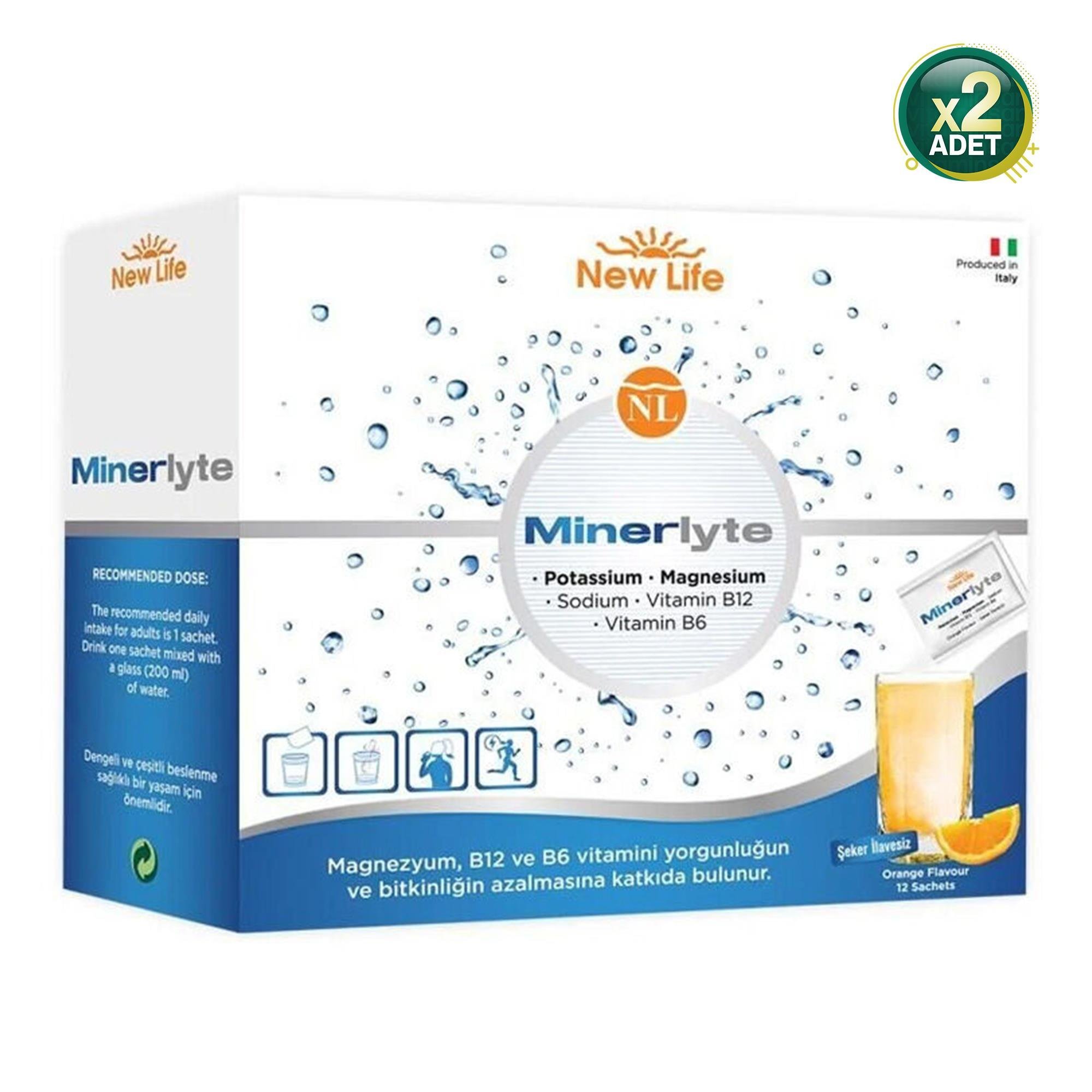 New Life Minerlyte 12 Saşe 2 Adet