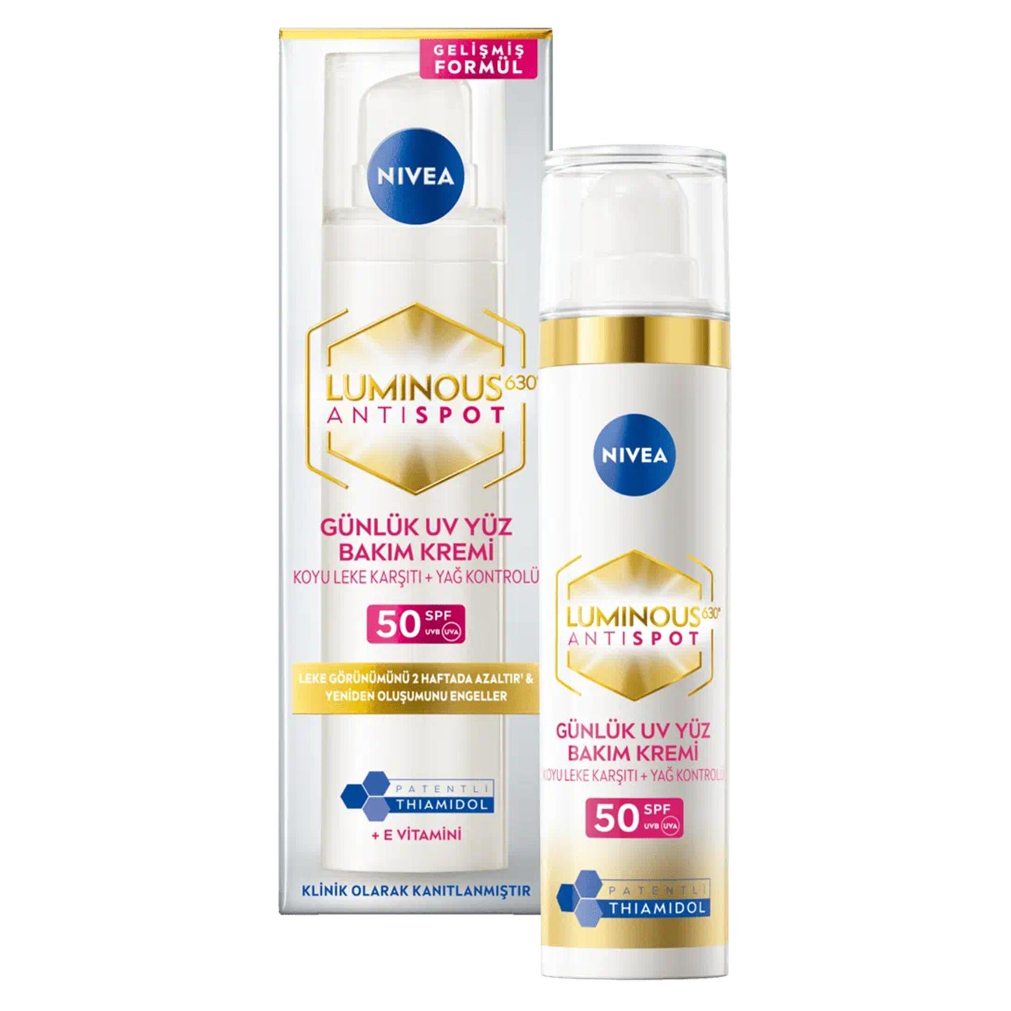 Nivea Luminous630 Leke Karşıtı Gündüz Bakım Kremi Spf 50 40 ml