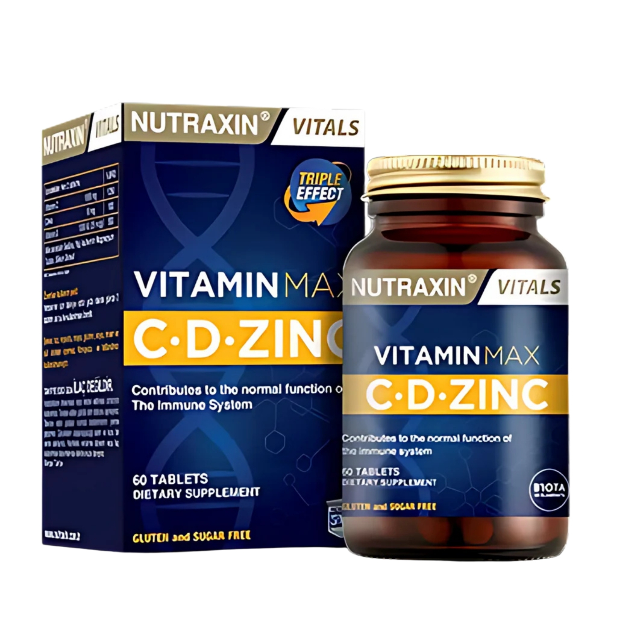 Nutraxin Vitamin Max C-D-Çinko 60 Tablet