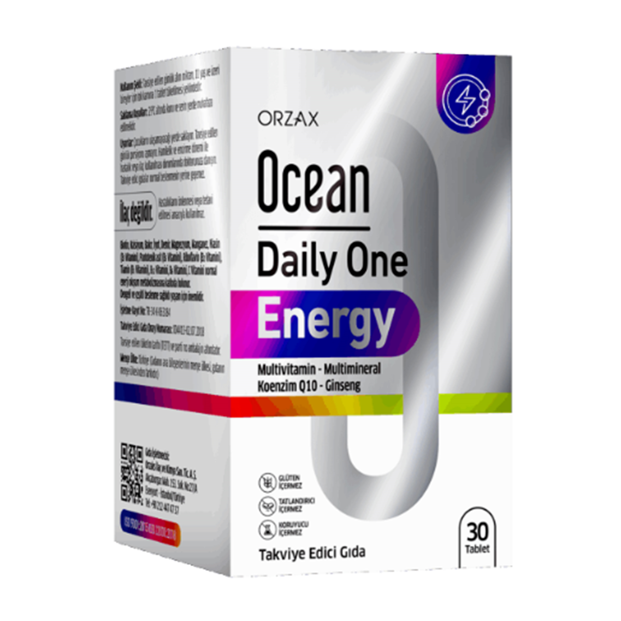 Ocean Daily One Energy 30 Tablet - Aromasız 