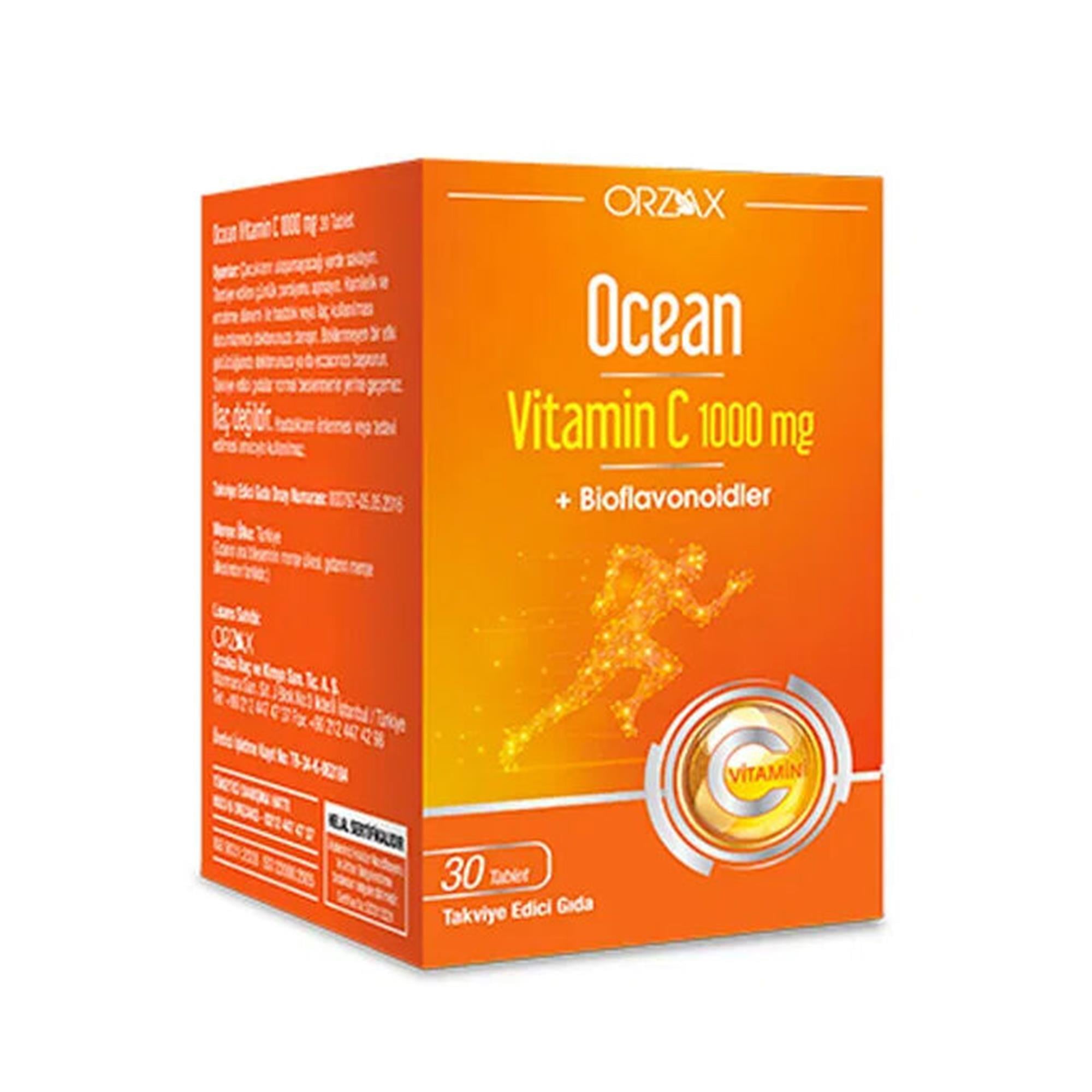 Orzax Ocean Vitamin C 30 Tablet