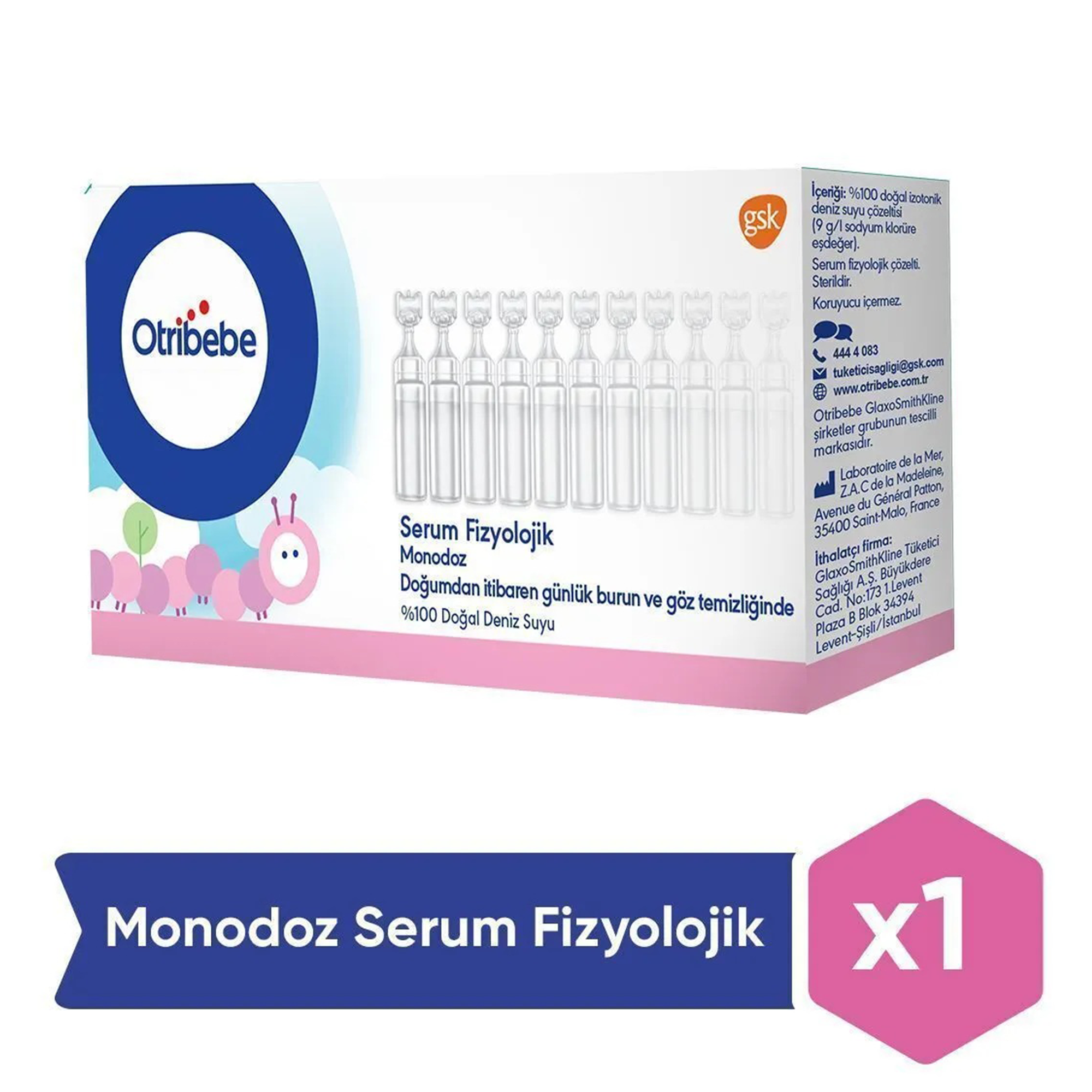 Bfs Otribebe Monodoz Serum Fizyolojik %100 Suyu ml Flakon