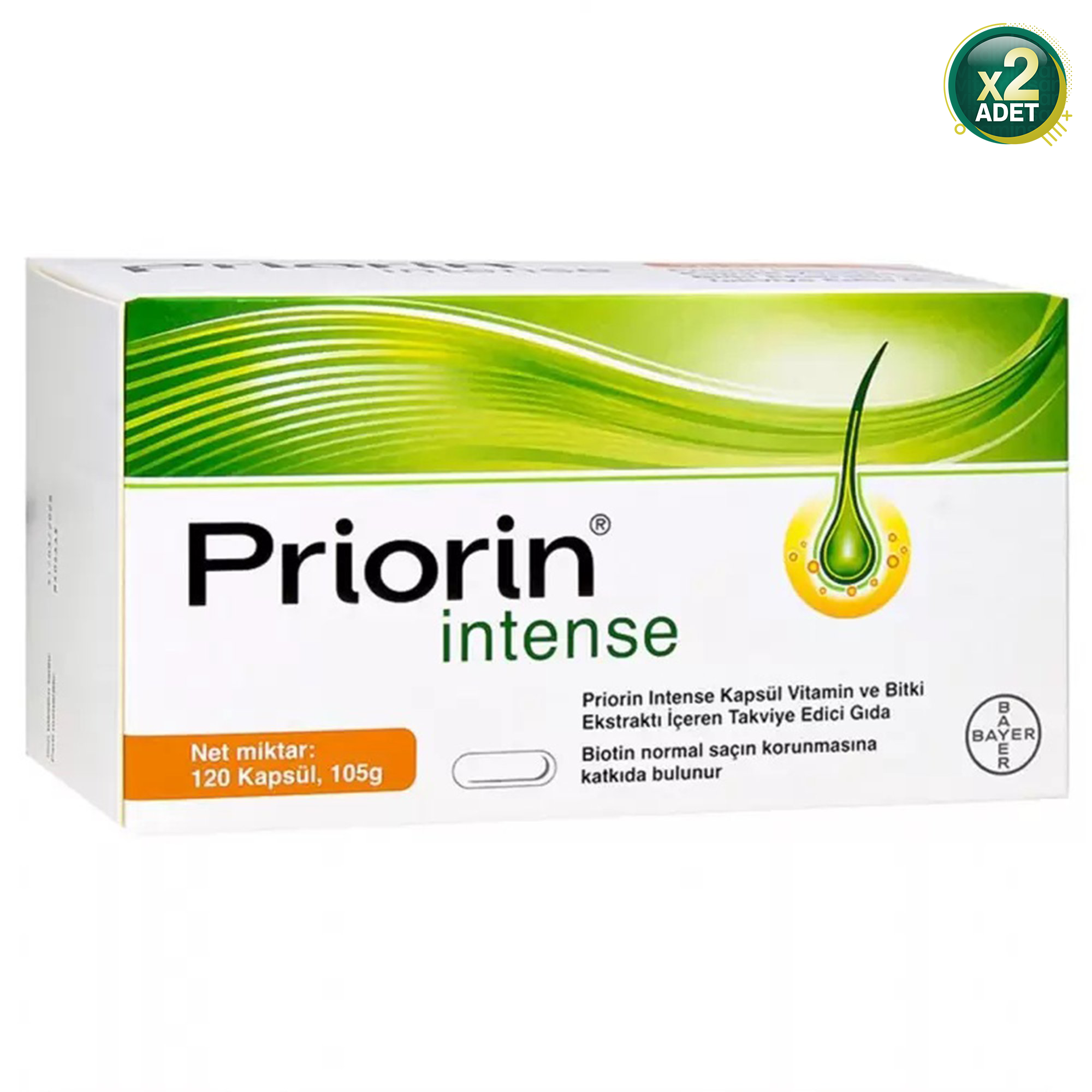 Priorin Intense 120 Kapsül 2 Adet