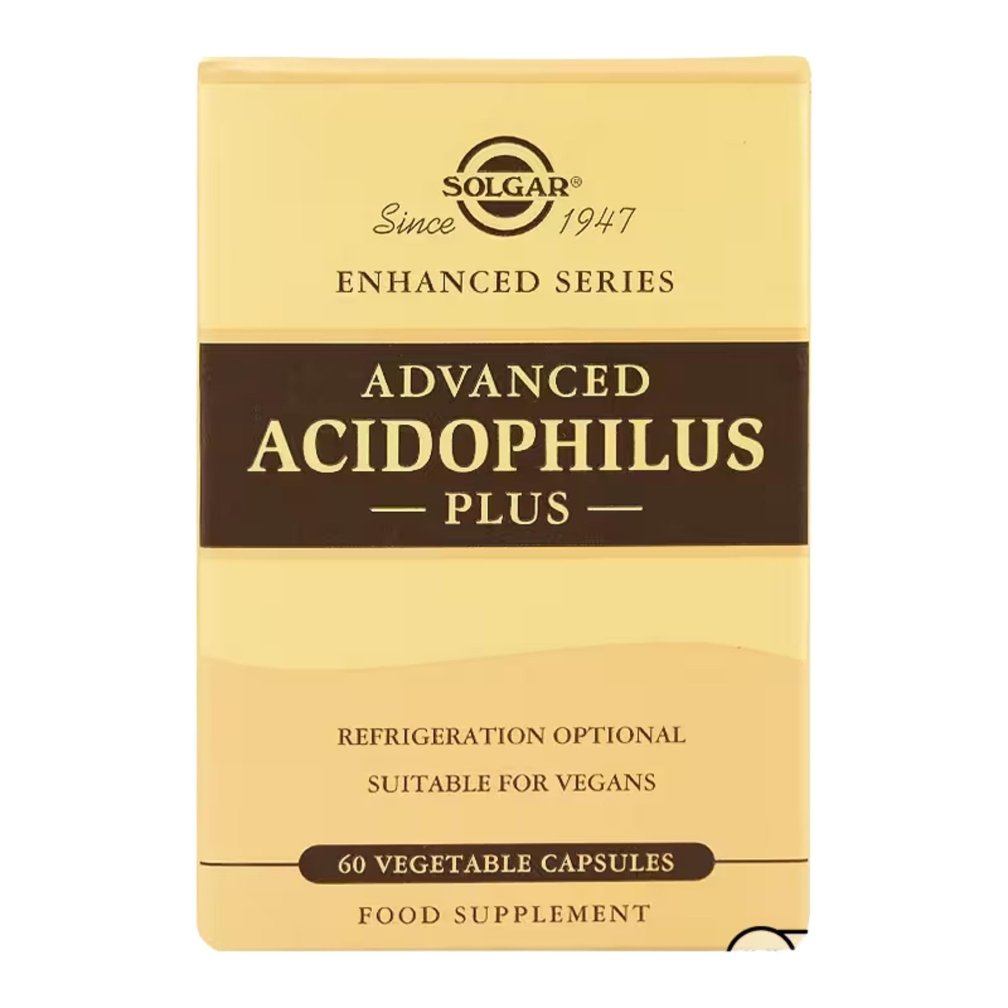 Solgar Advanced Acidophilus Plus 60 Kapsül