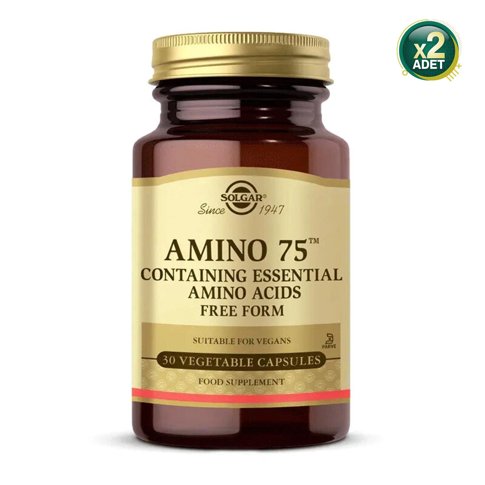 Solgar Amino 75 Essential Amino 30 Kapsül 2 Adet