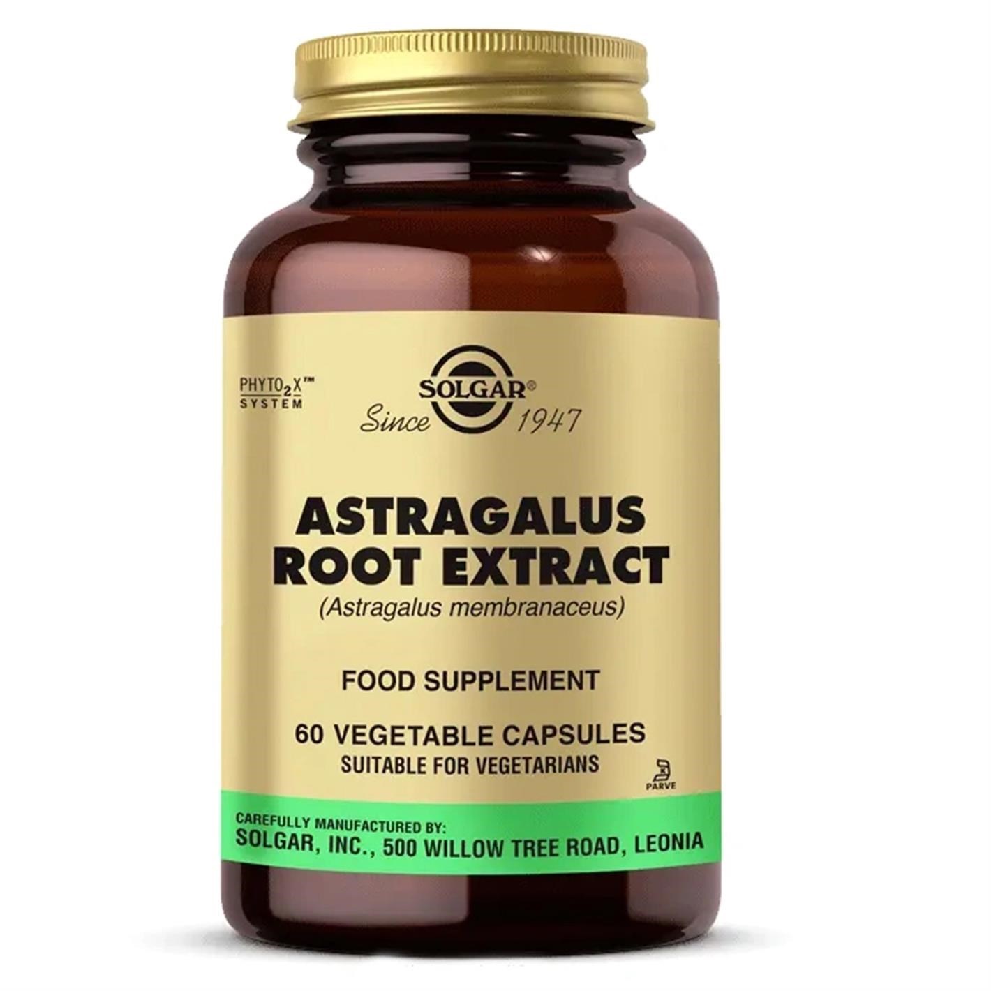 Solgar Astragalus Root Extract 60 Kapsül Vitamin ve Mineral İçeren Besin Takviyesi