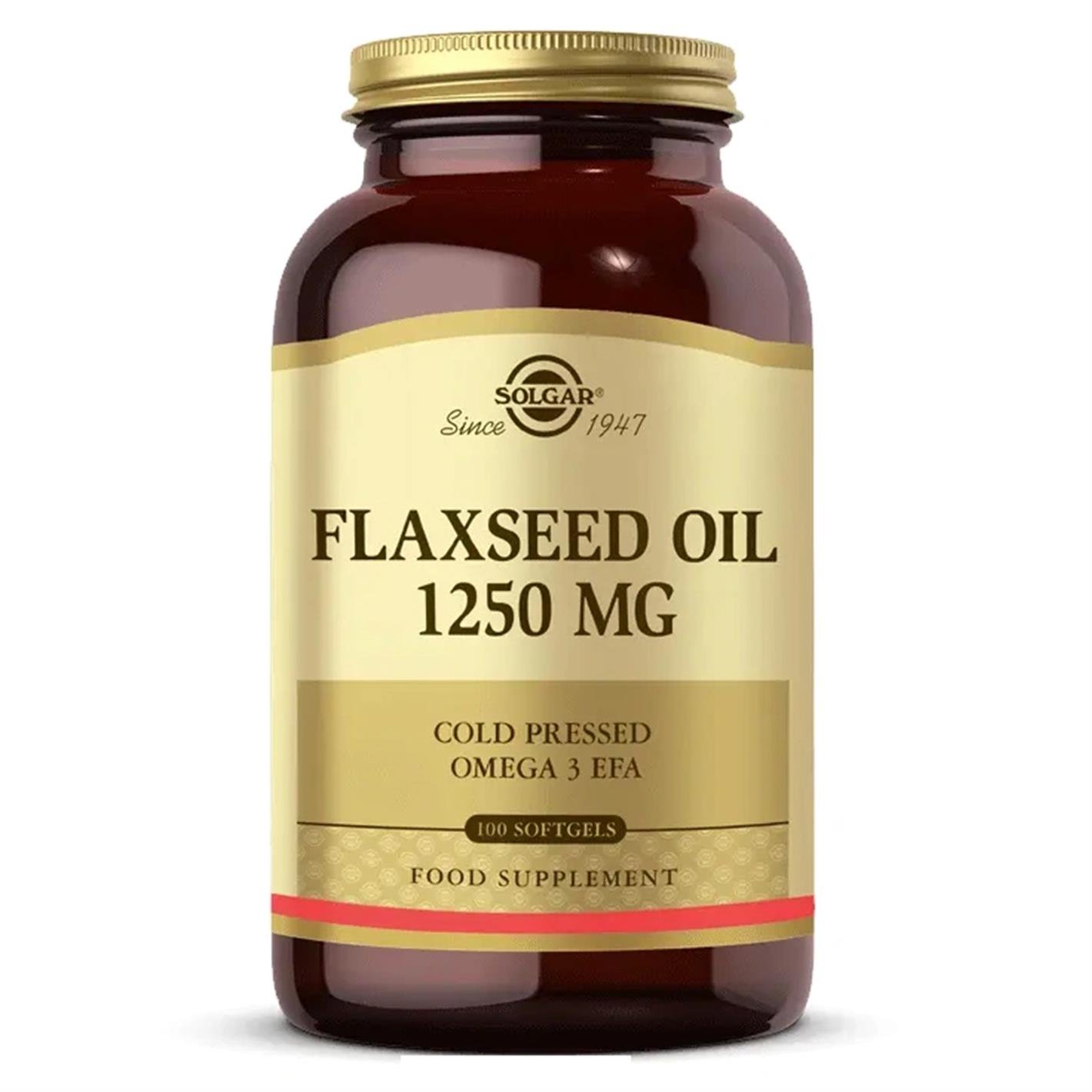 Solgar Flaxseed Oil 1250 mg 100 Kapsül