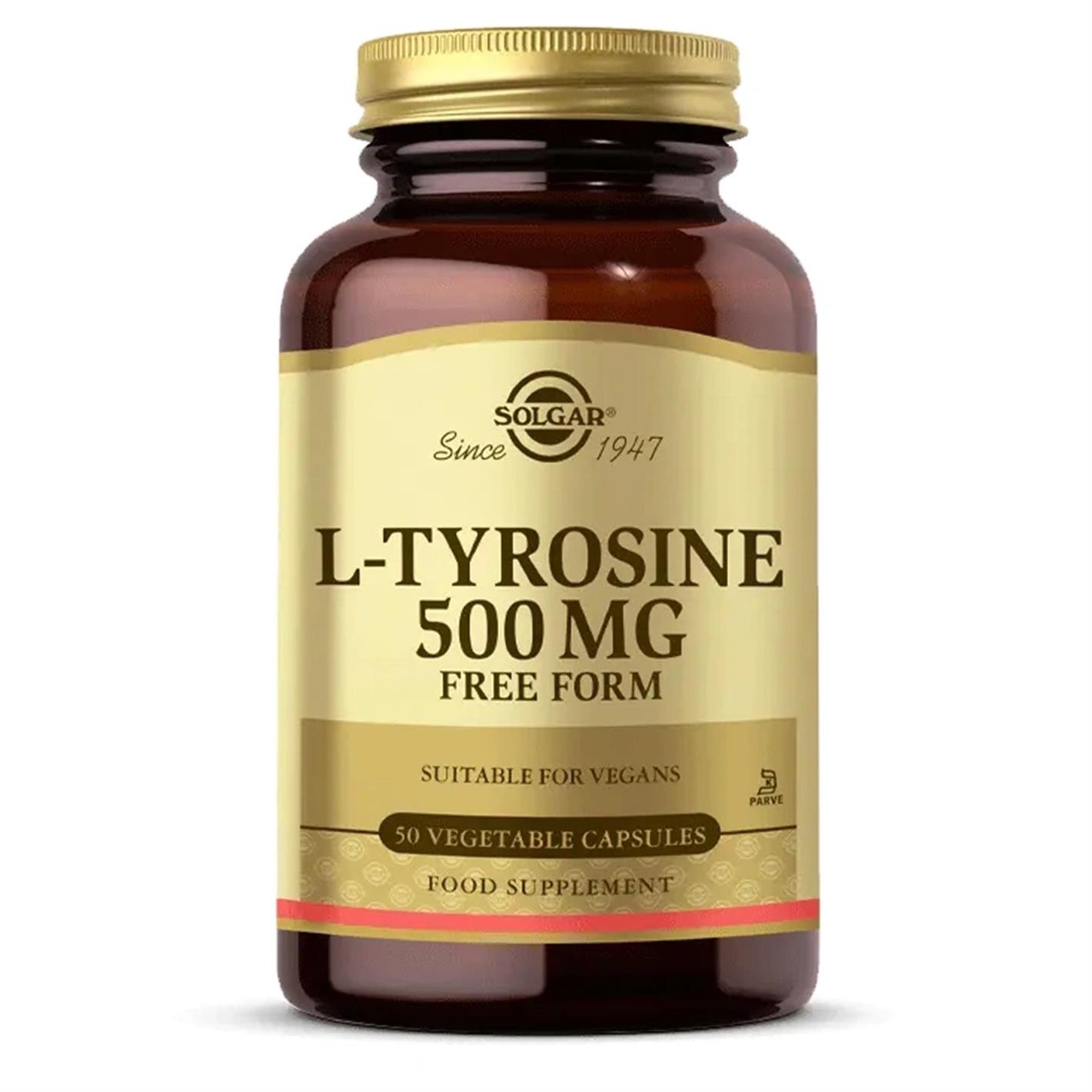 Solgar L-Tyrosine 500 mg 50 Kapsül