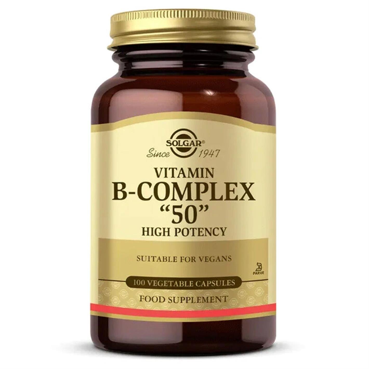 Solgar Vitamin B-Complex 50 - 100 Bitkisel Kapsül
