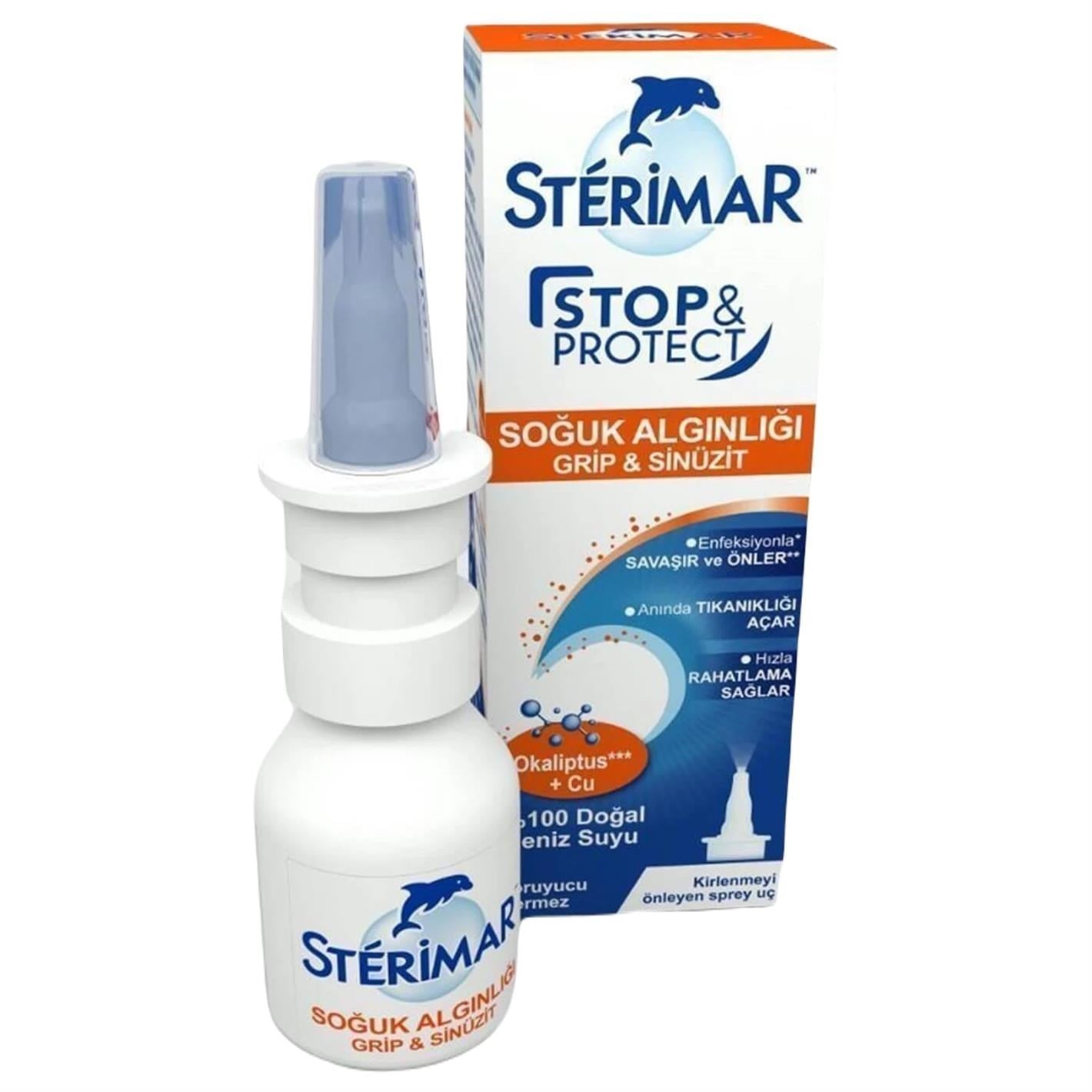 Sterimar Stop & Protect Soğuk Algınlığı Burun Spreyi 20 ml