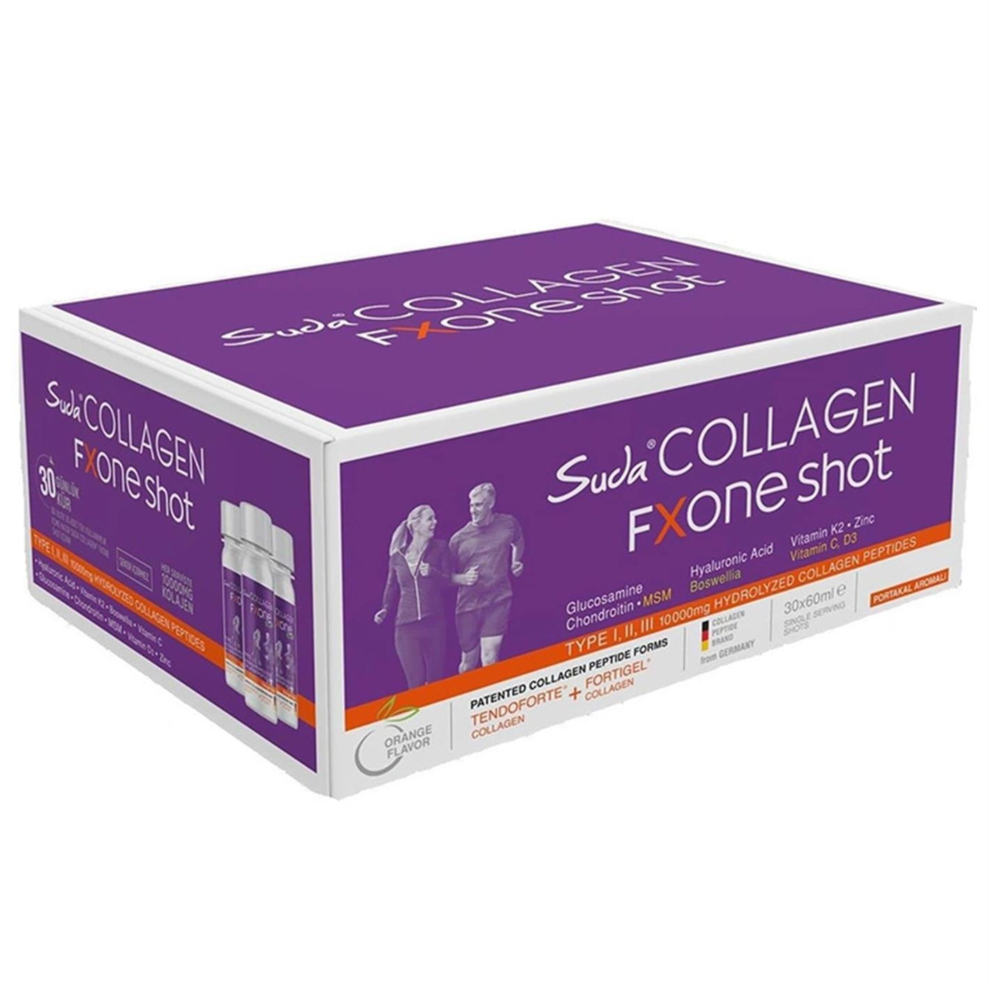  Suda Collagen Fxone Portakal 40 ml 30 Shot