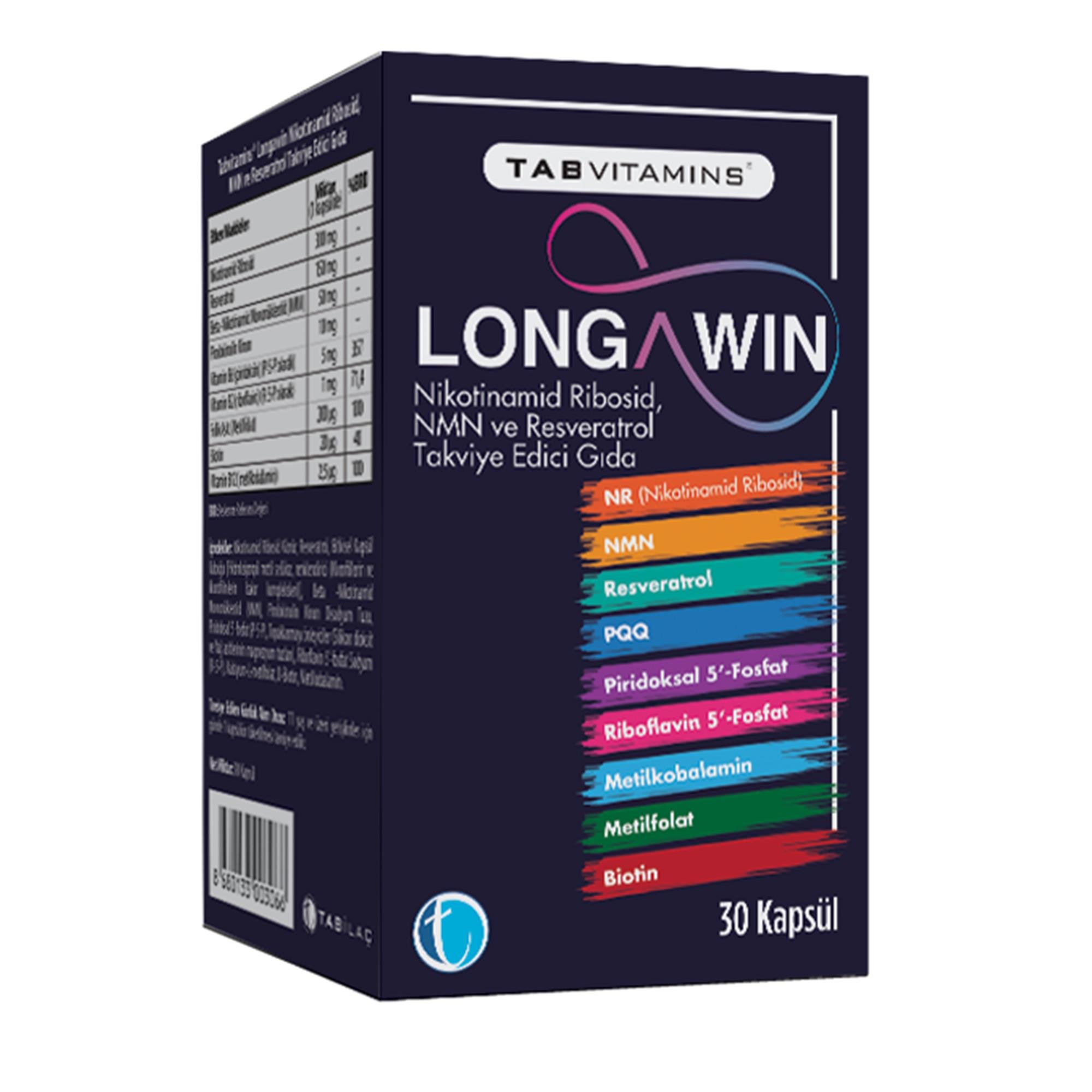Tabvitamins Longawin 30 Kapsül