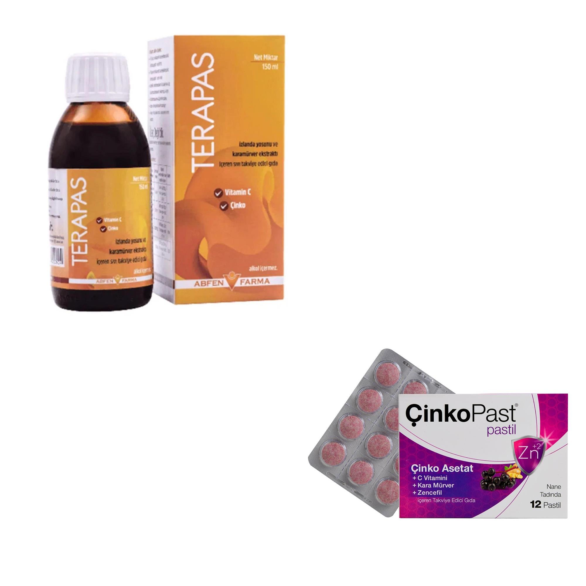 Terapas Karamürver Şurup + Çinkopast Karamürver Pastil