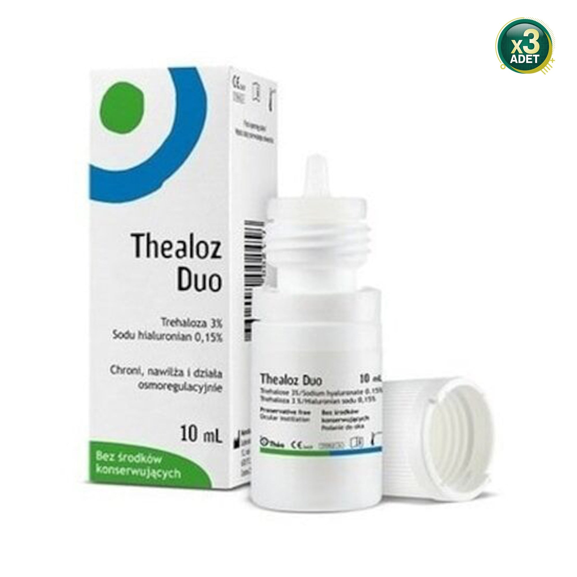 Thealoz Duo Göz Damlası 10 ml 3 Adet