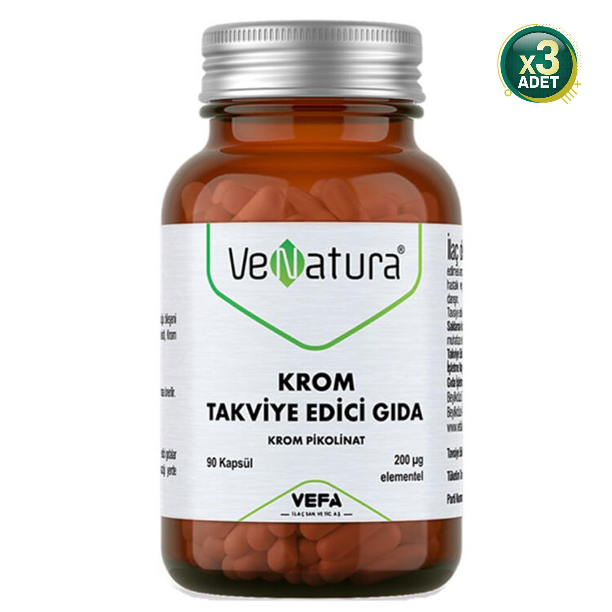 Venatura Krom 90 Kapsül 3 Adet