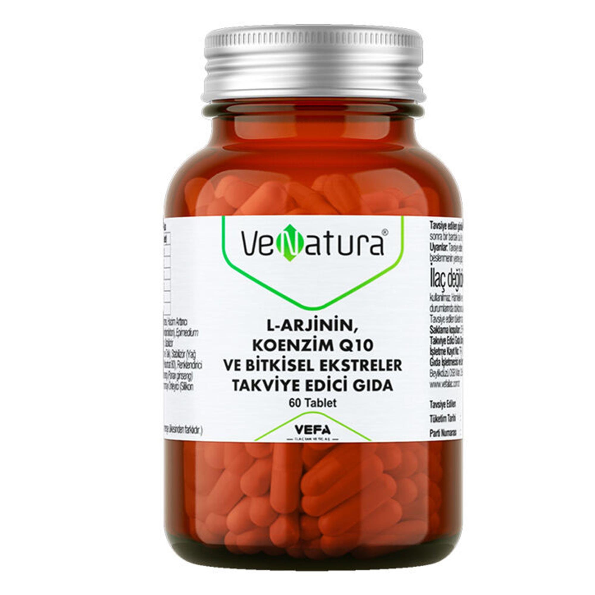 Venatura L-Arjinin Koenzim Q10 60 Tablet