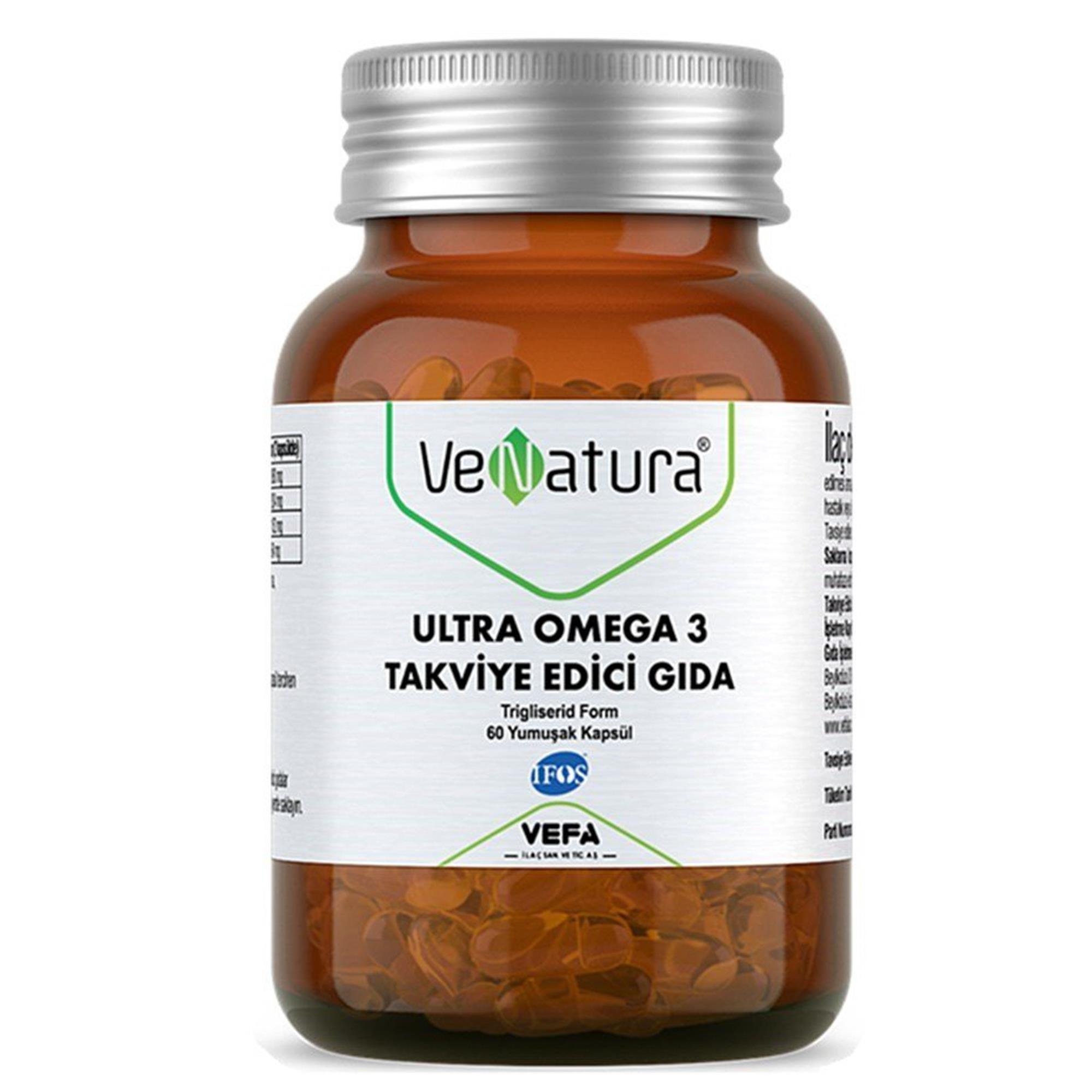 Venatura Ultra Omega 3 60 Kapsül