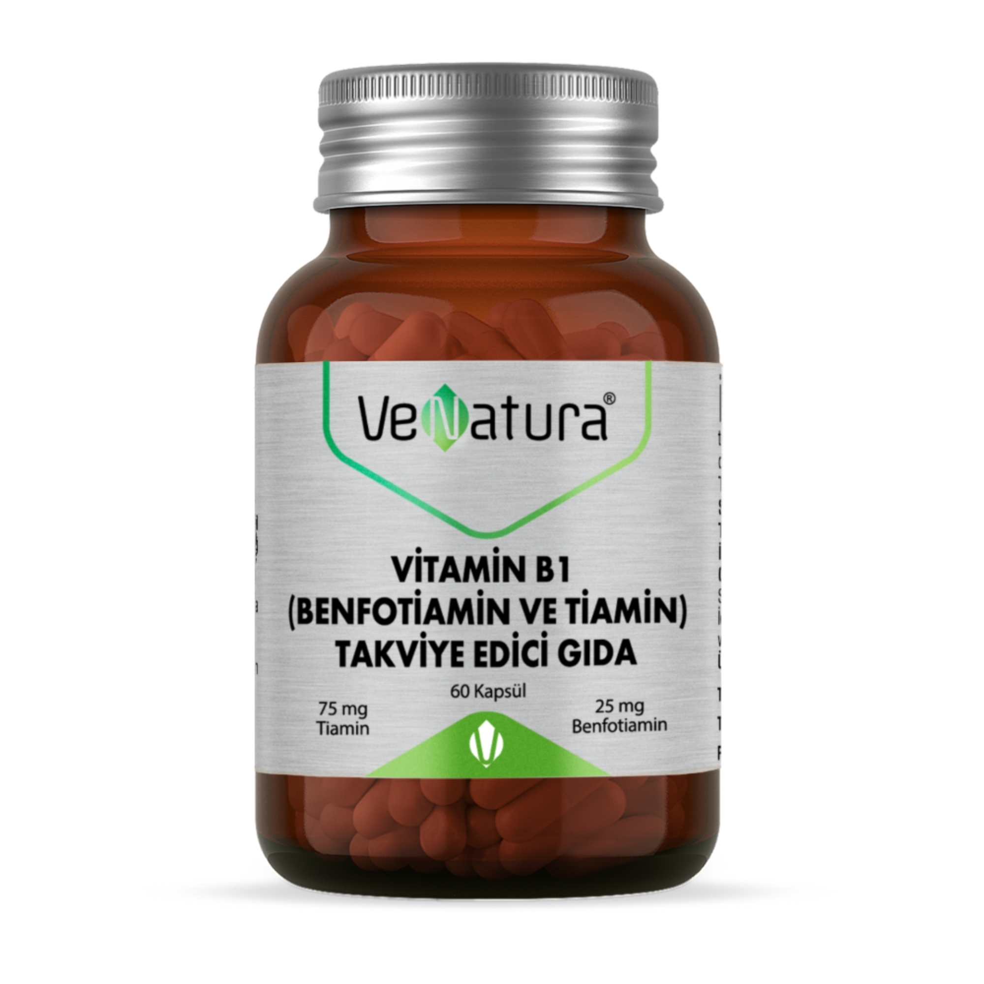 VeNatura Vitamin B1 Benfotiamin ve Tiamin 60 Kapsül