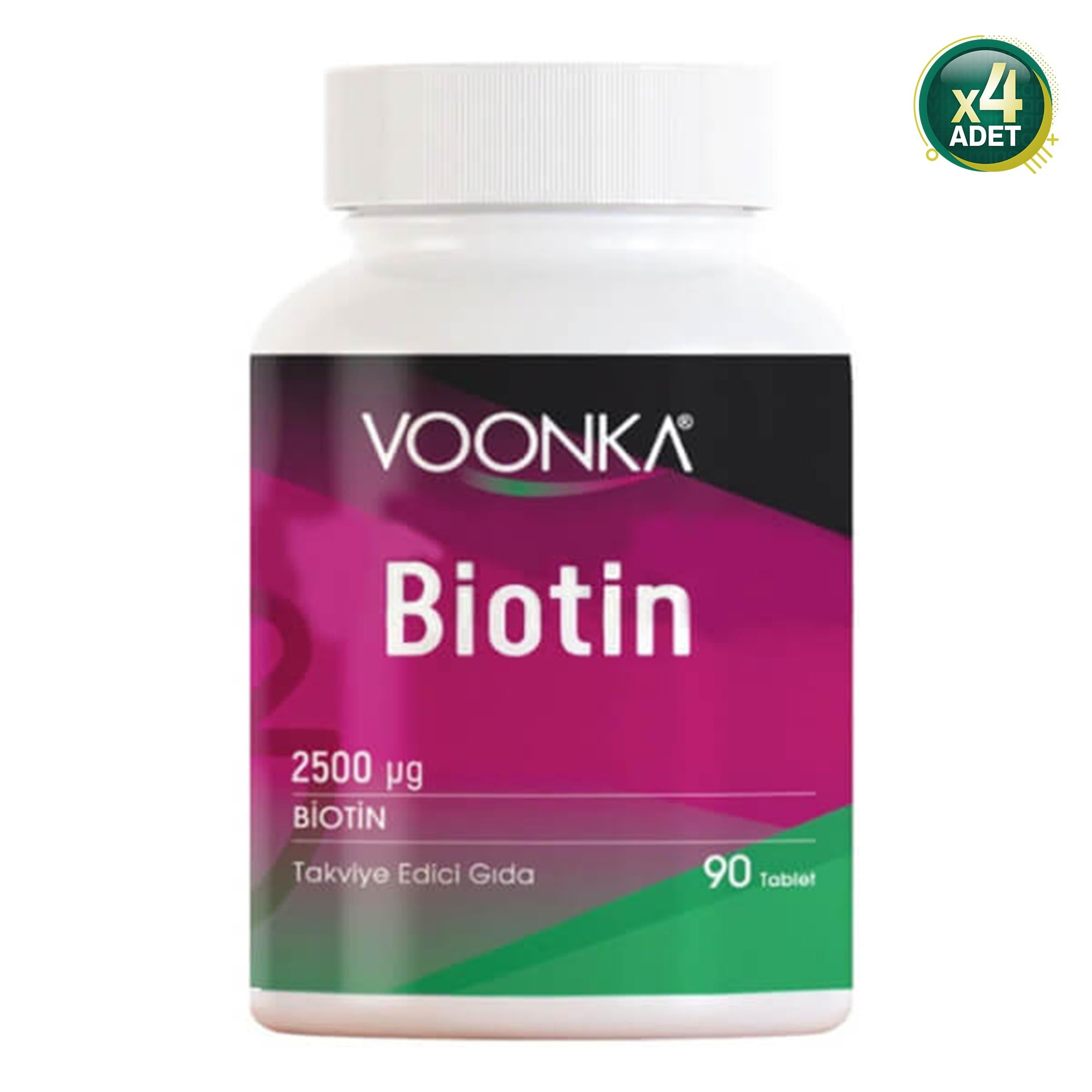 Voonka Biotin 102 Tablet 4'lü