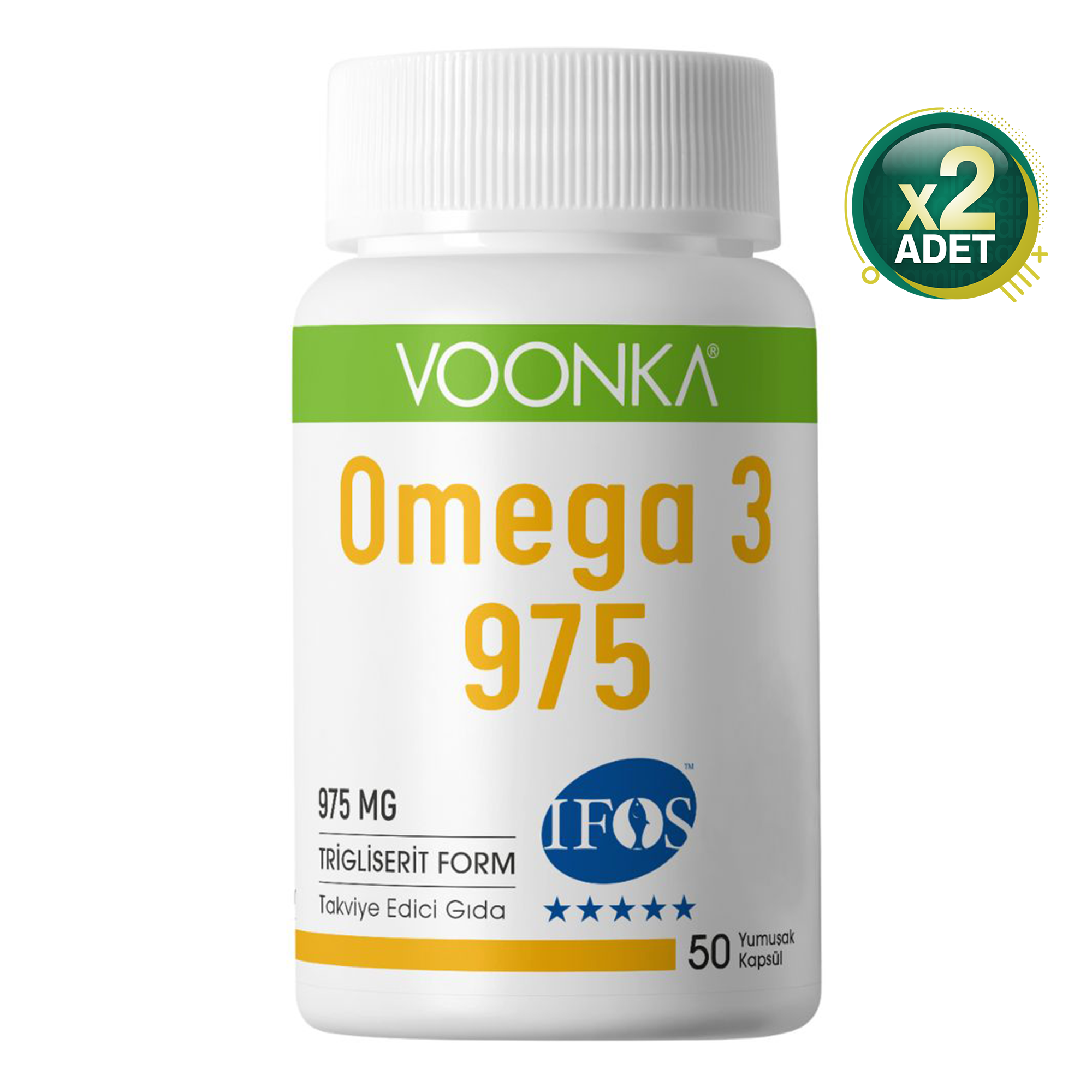 Voonka Omega 3 975 mg 50 Kapsül 2li
