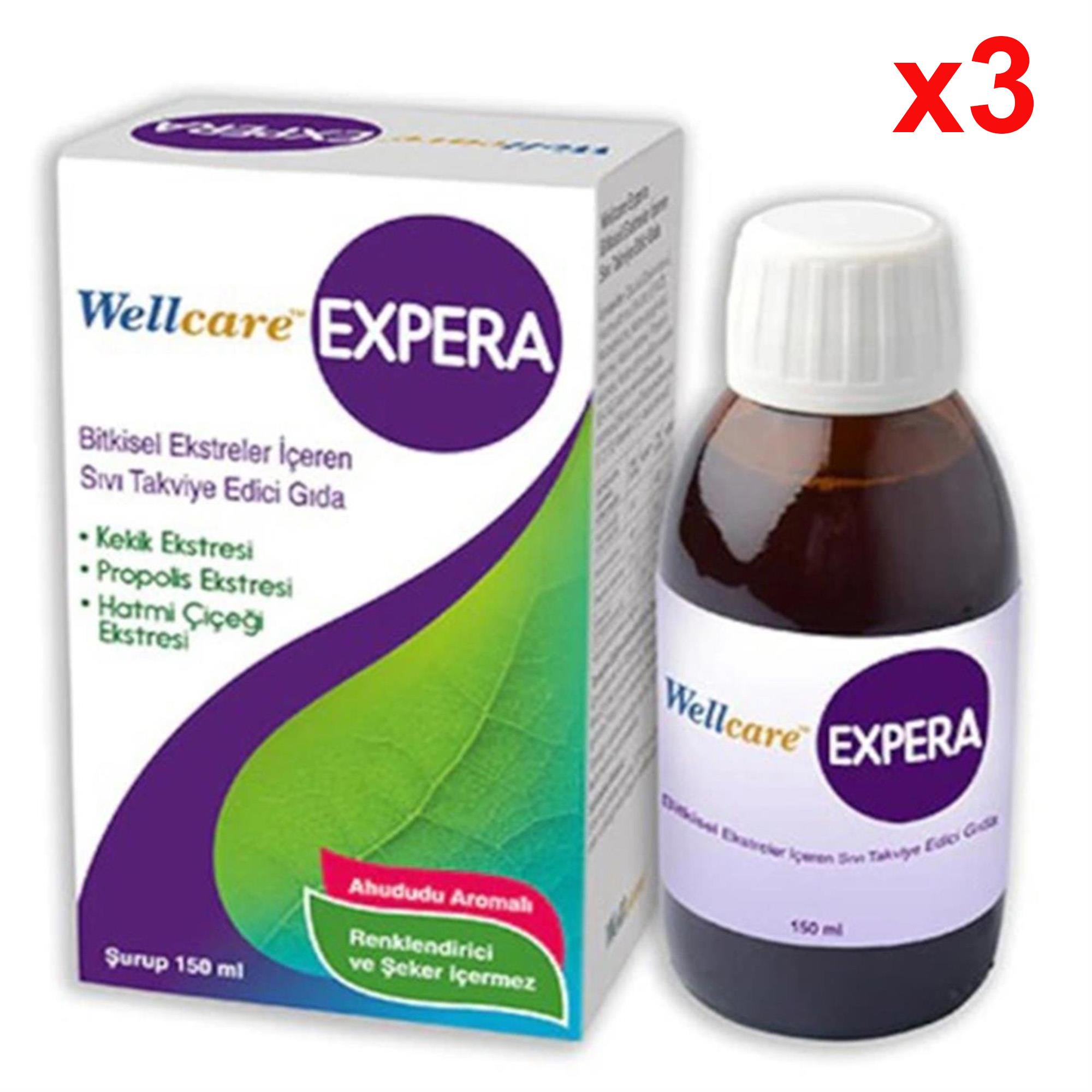 Wellcare Expera Sıvı Takviye Edici Gıda 150 ml 3 Adet