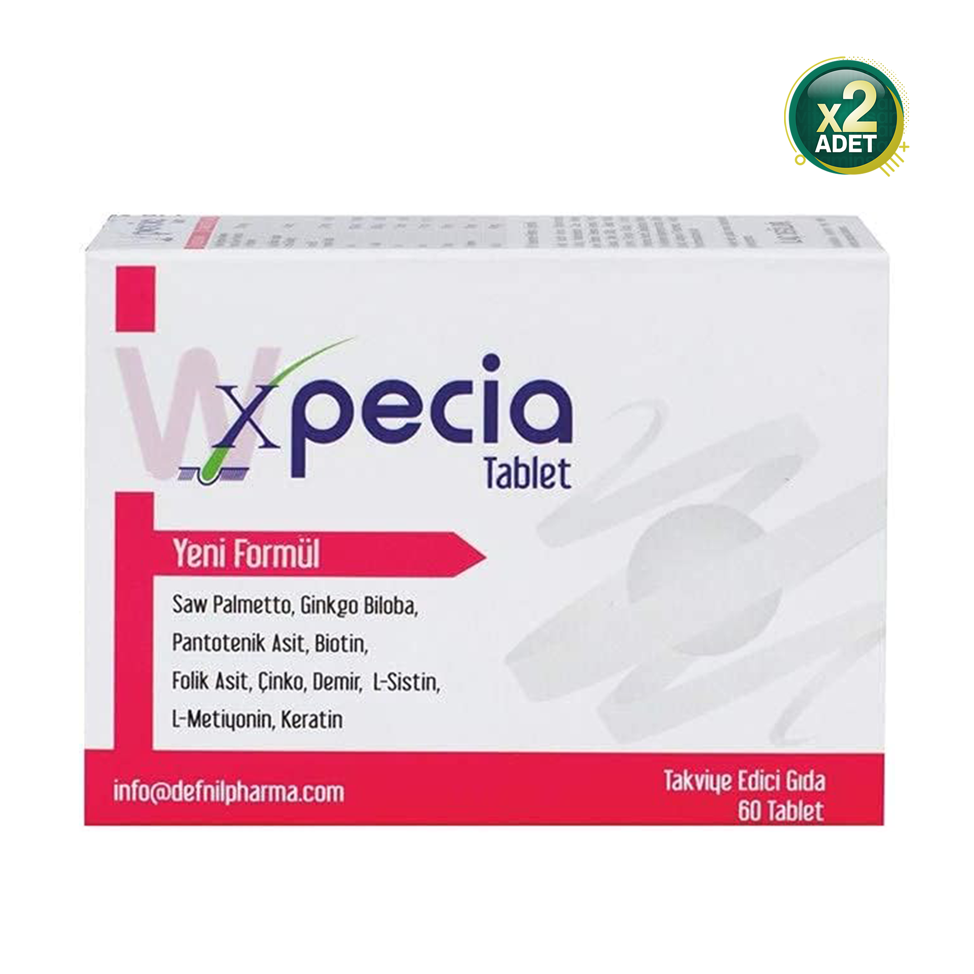 Xpecia Kadın 60 Tablet 2 Adet