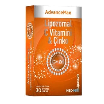 Advancemax Lipozomal C Vitamini + Çinko 30 Kapsül