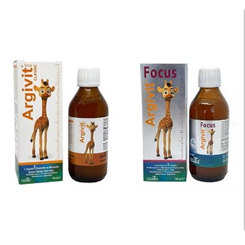 Argivit Multivitamin Şurup 150ml + Focus Şurup 150ml Seti, Çocuklar İçin