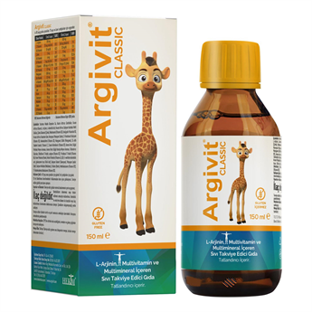 Argivit Classic L-arjinin, Multivitamin Ve Multimineral Içeren Sıvı 150 ml - Portakal Ve Vanilya 105255-1-1
