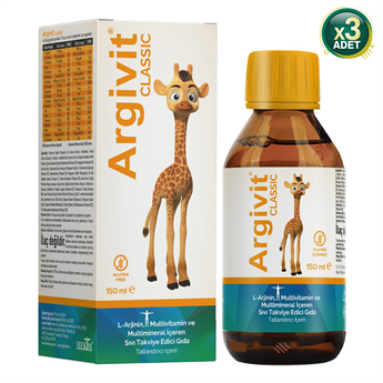 Argivit Classic Multivitamin Şurup 150 ml X 3 Lü Paket