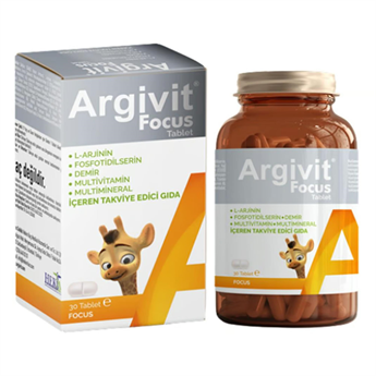 Argivit Focus Odaklanma Destekleyici Multivitamin 30 Tablet