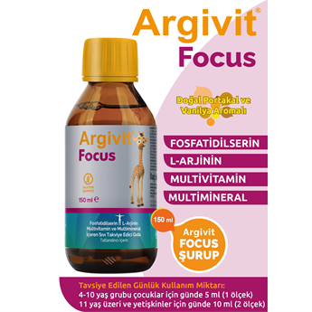 Argivit Focus Takviye Edici Gıda 150 ml - İlaç Kutusu Hediyeli