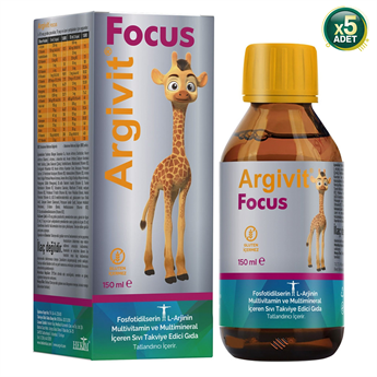 Argivit Focus Takviye Edici Gıda 150 ml 5 Adet