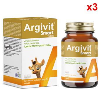 Argivit Smart 30 Tablet 3 Adet 104583-3-3