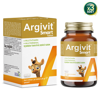 Argivit Smart 30 Tablet 3 Adet 104583-3-3