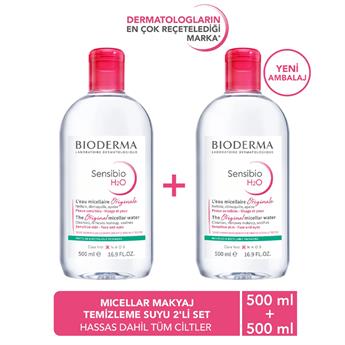 Bioderma Sensibio H2O 500 ml 2 Adet Yüz Temizleme Suyu
