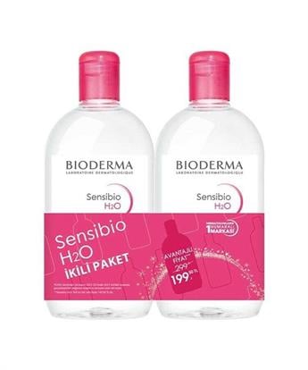 Bioderma Sensibio H2O 500 ml 2 Adet Yüz Temizleme Suyu