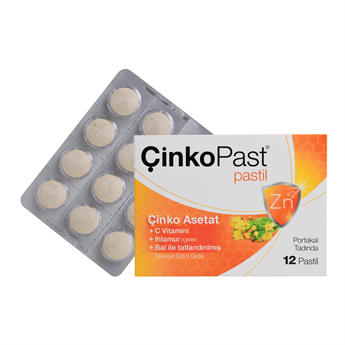Çinkopast C Vitamini Ihlamur Bal Pastil 12'li