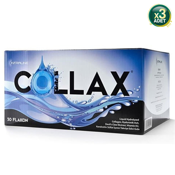 Collax 30 Flakon Enzımatık Hıdrolıze Kollajen 3 Adet